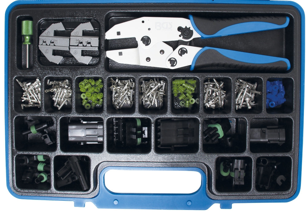 BGS 9097 Satz Crimpzangen mit wasserdichten Steckverbindern 220 teilig
