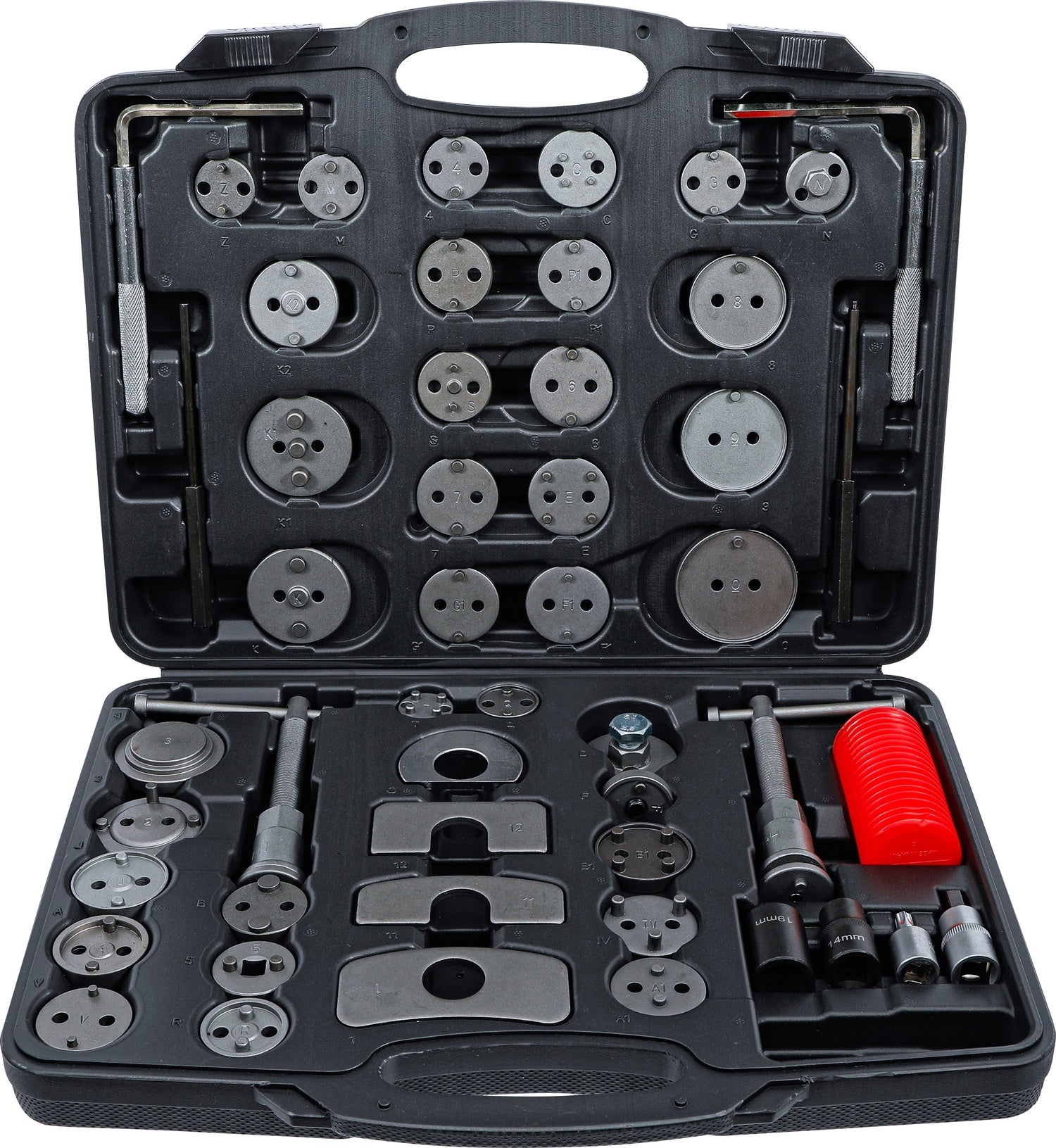 BGS DIY 91116 Satz Werkzeug zum Zurücksetzen der Bremskolben 50 teilig