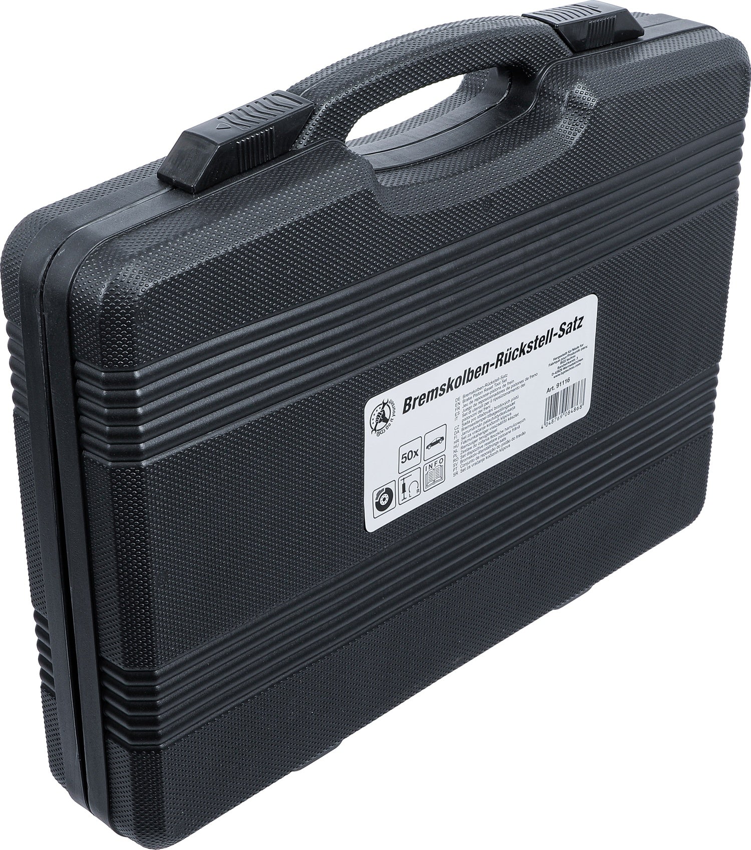 BGS DIY 91116 Satz Werkzeug zum Zurücksetzen der Bremskolben 50 teilig