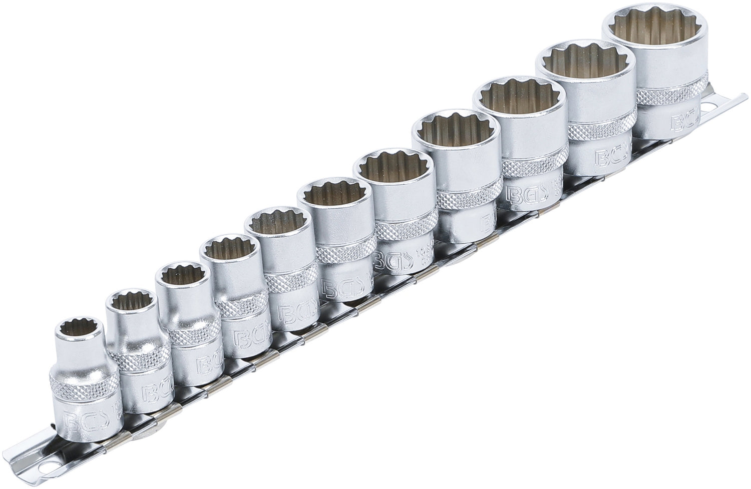 BGS 9112 Satz ZOLL Nüsse 12 Kant mit Antrieb 10mm (3/8") 11 teilig