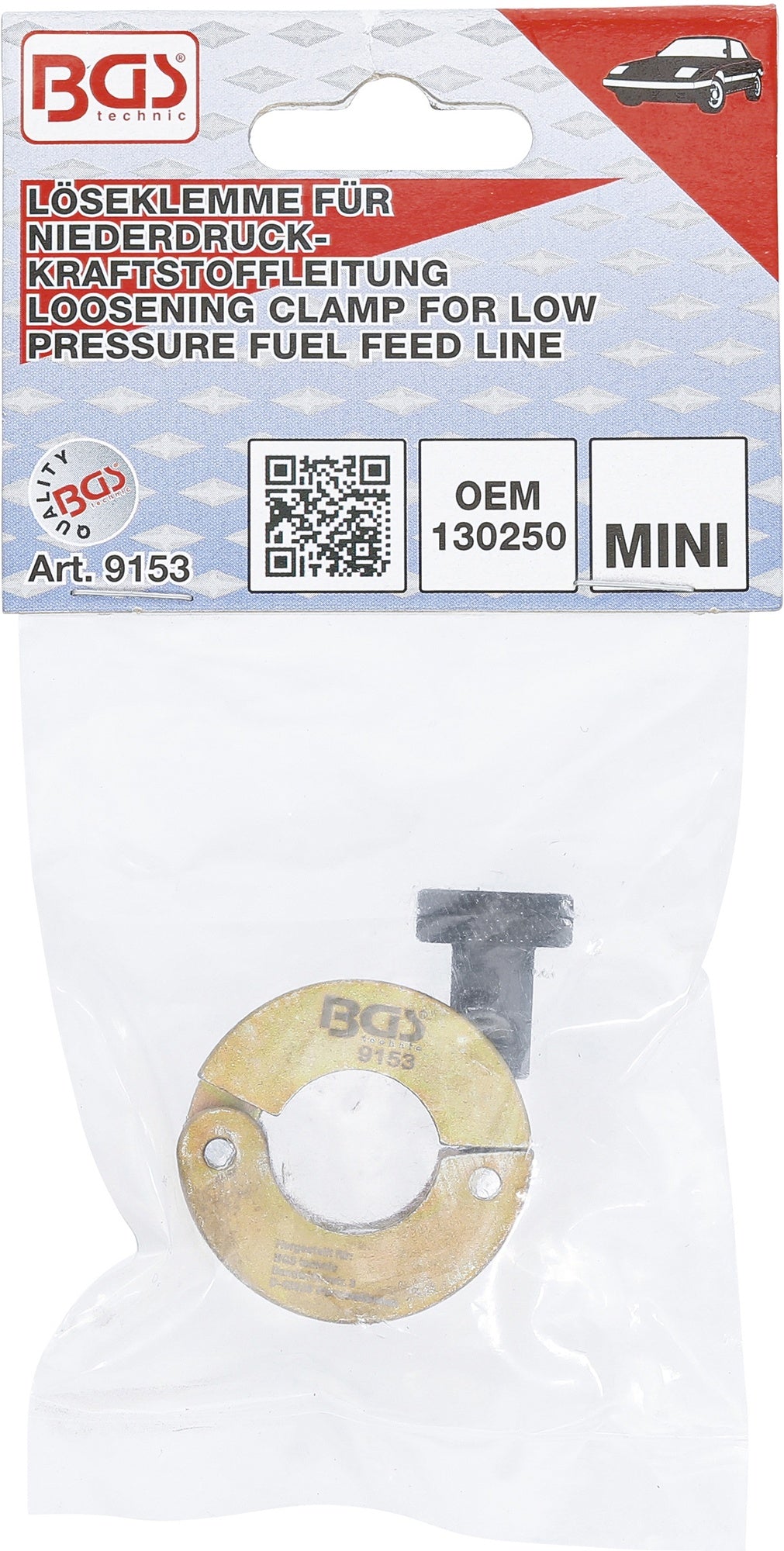 BGS 9153 Lösewerkzeug für Kraftstoffleitungen bei Mini Cooper