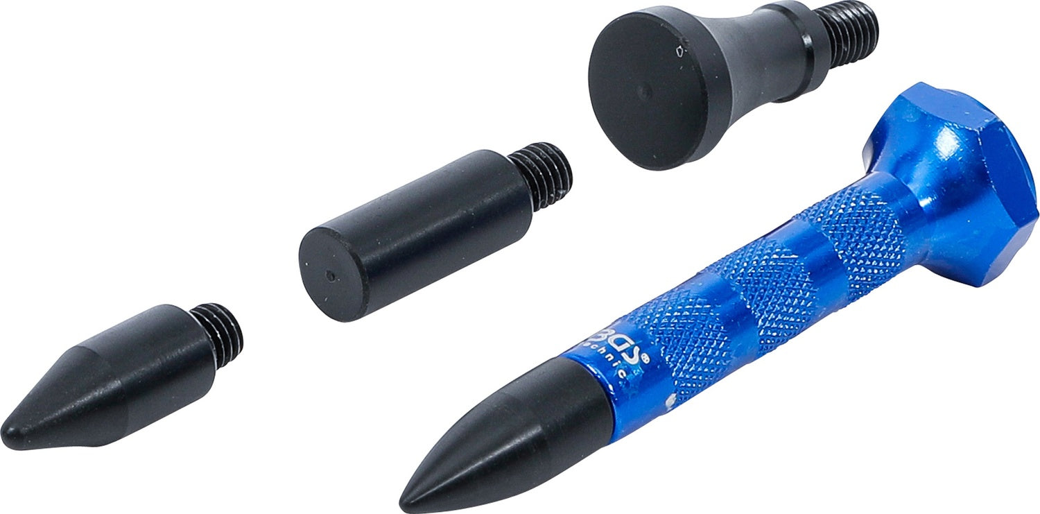 BGS 9155 Ausbeulstift aus Aluminum mit auswechselbaren Spitzen Länge 100mm