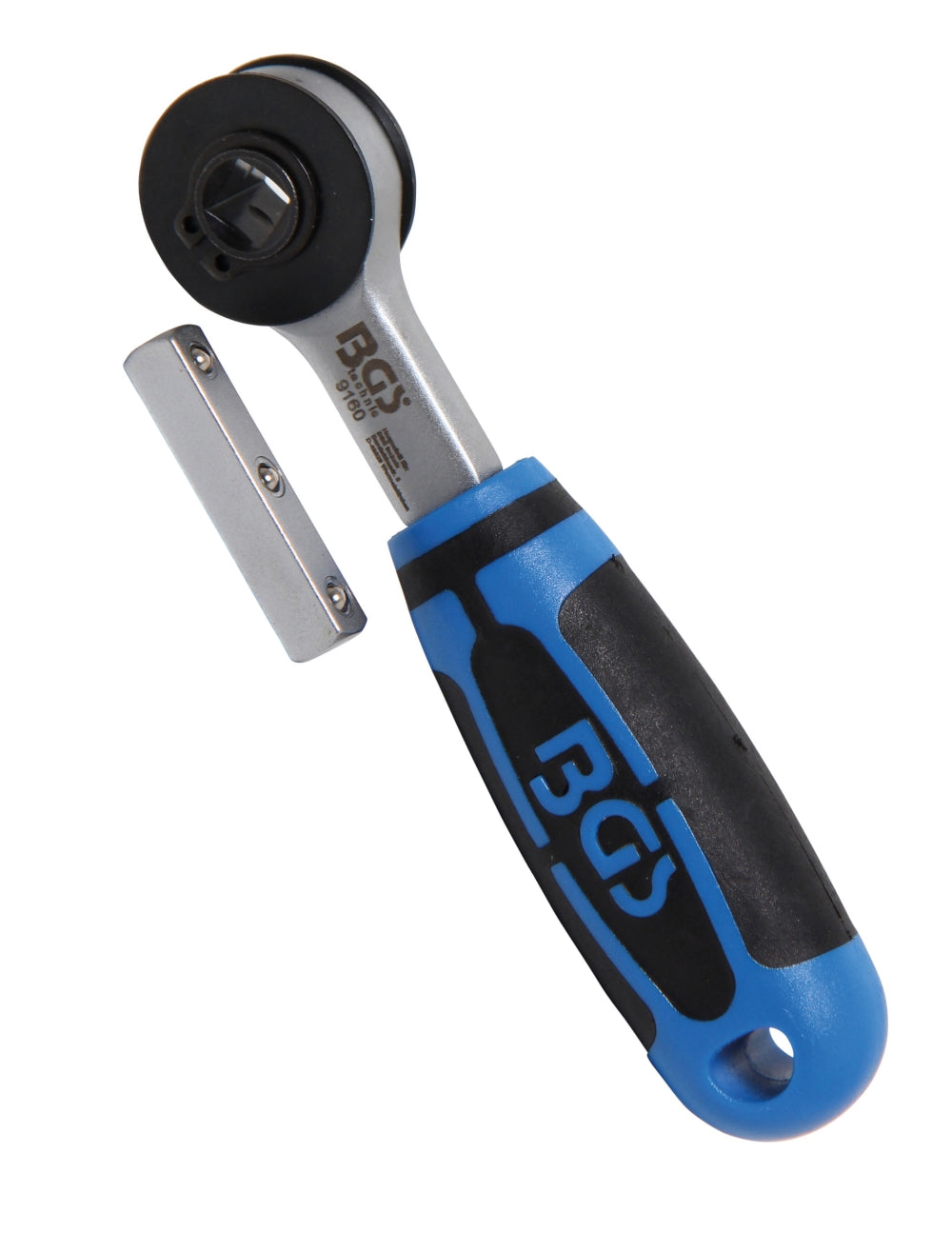 BGS 9160 Durchsteckknarre Abtrieb Innenvierkant 6,3mm (1/4") inklusive Vierkant