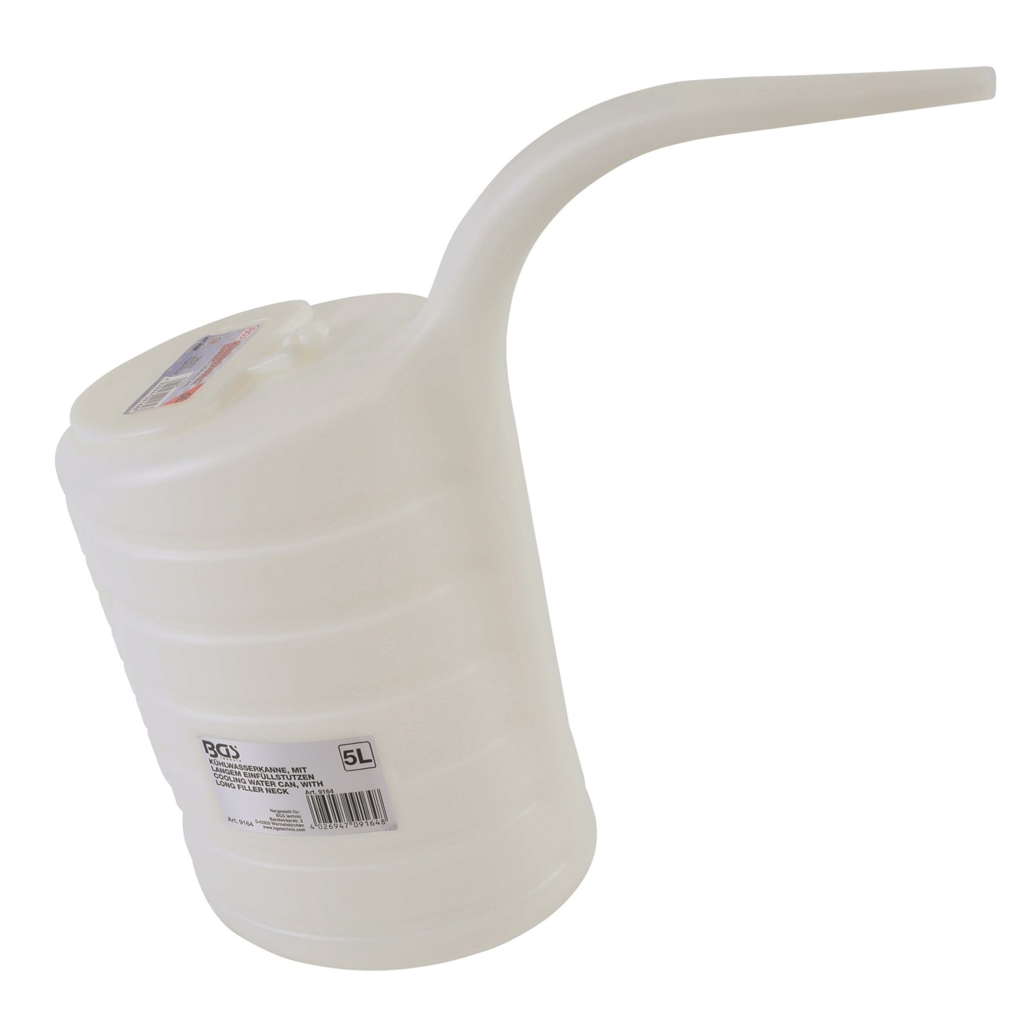 BGS 9164 Kühlwasserkanne Füllkanne mit langem Einfüllstutzen 5 Liter