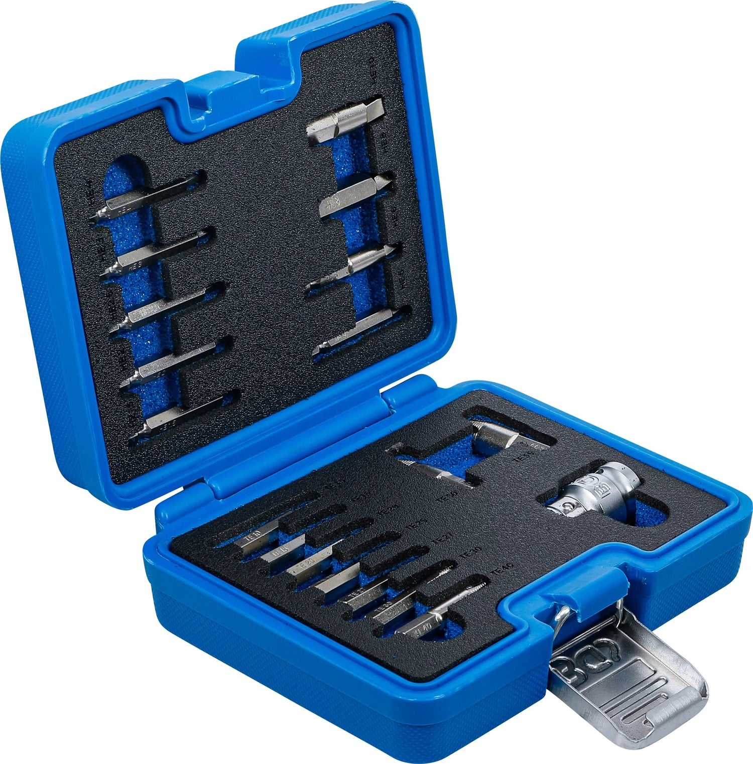 BGS 9173-1 Satz Ausdreher für Schrauben Innensechskant 1,5 - 10mm T-Profil (für Torx) T10 - T55 19 teilig