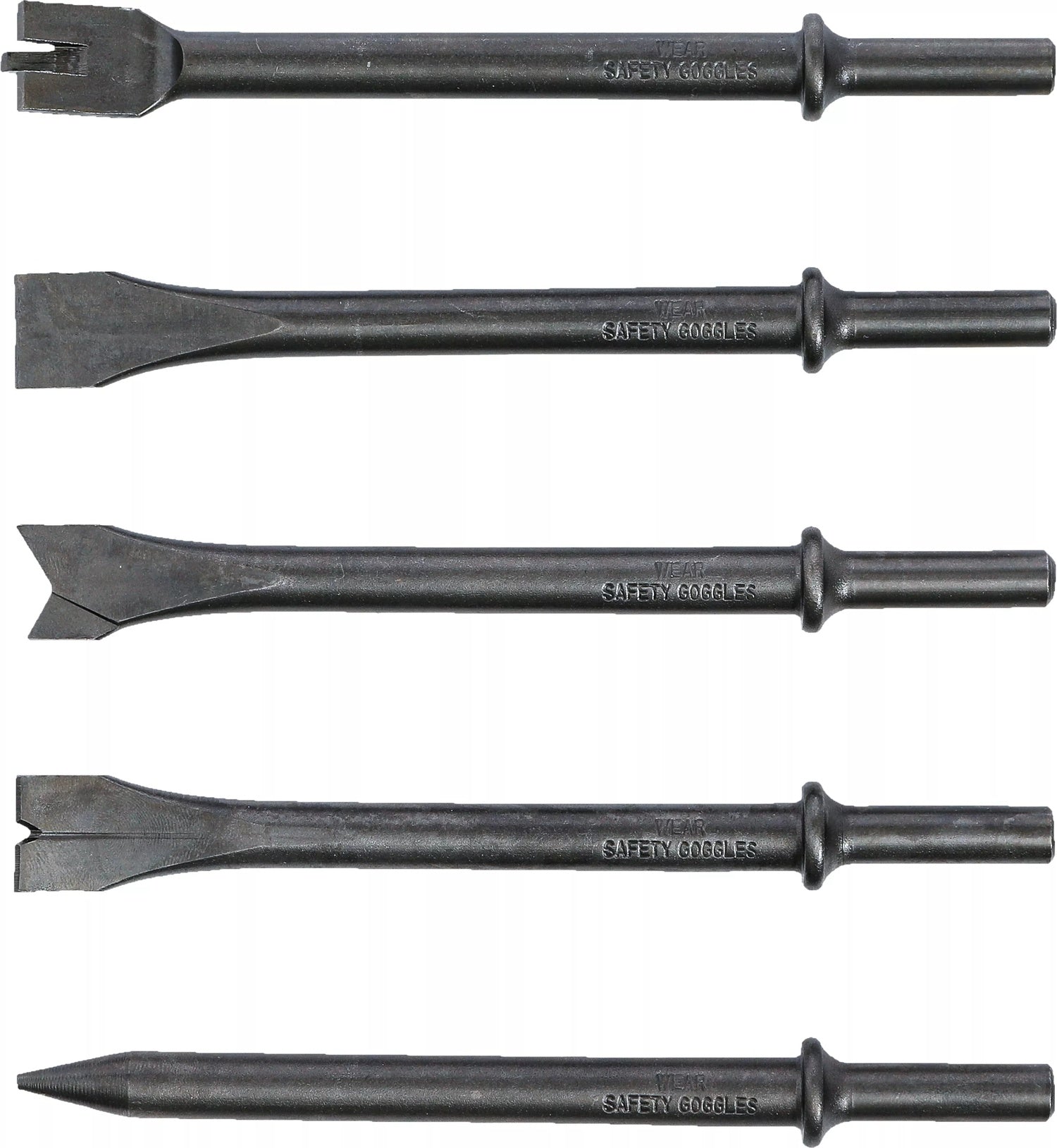 BGS 9182 Satz Drucklufthammer Meißel 5-teilig