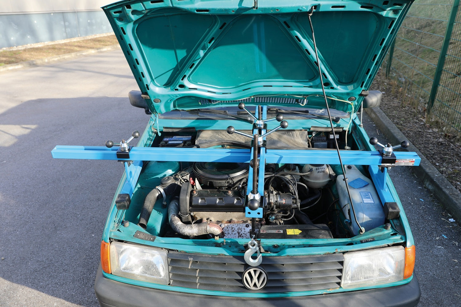 BGS 9254 Motortraverse mit Querträger 400 - 1400mm 500kg