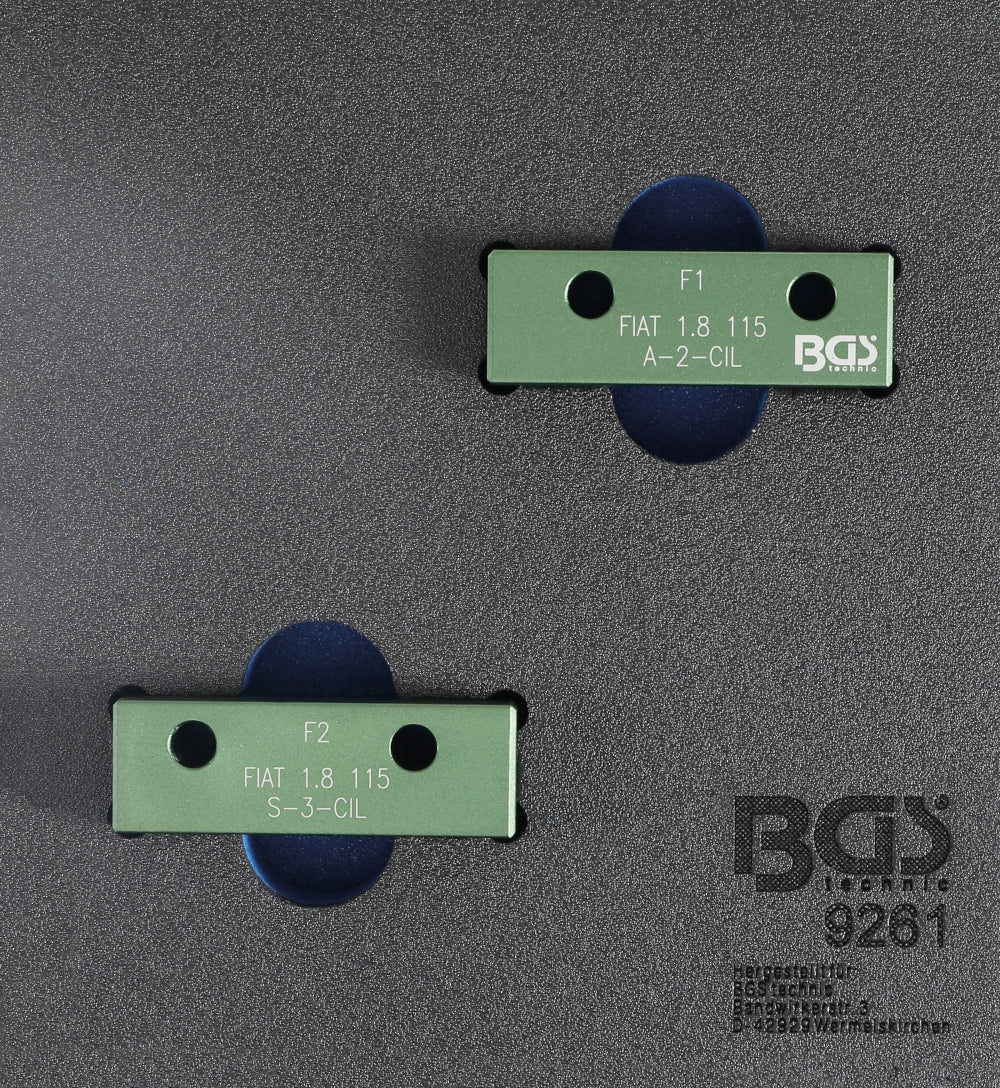 BGS 9261 Satz Arretierwerkzeug für Nockenwellen für Fiat, Lancia 1.8L 115 PS