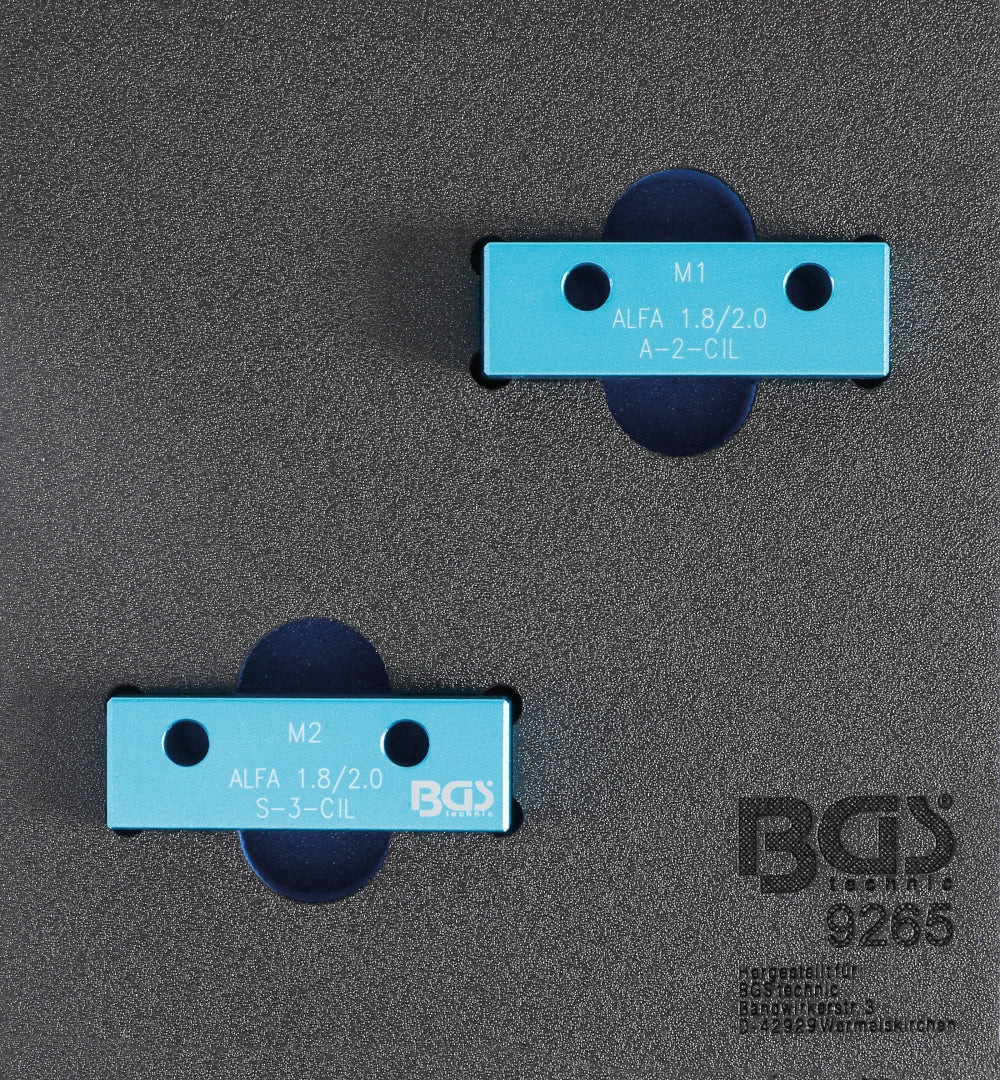 BGS 9265 Satz Arretierwerkzeug für Nockenwellen für Alfa Romeo 1.8L, 2.0L 16V