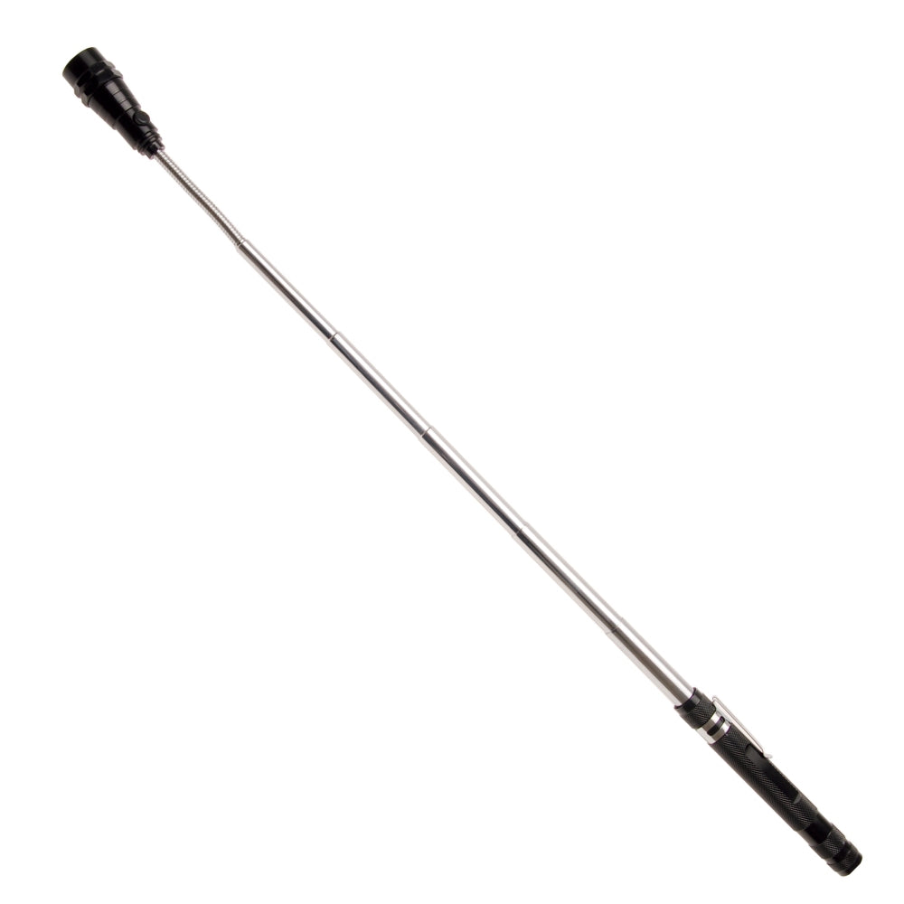 BGS 9303 LED Leuchte Taschenlampe ausziehbar 170-545mm mit Magnetheber und Clip