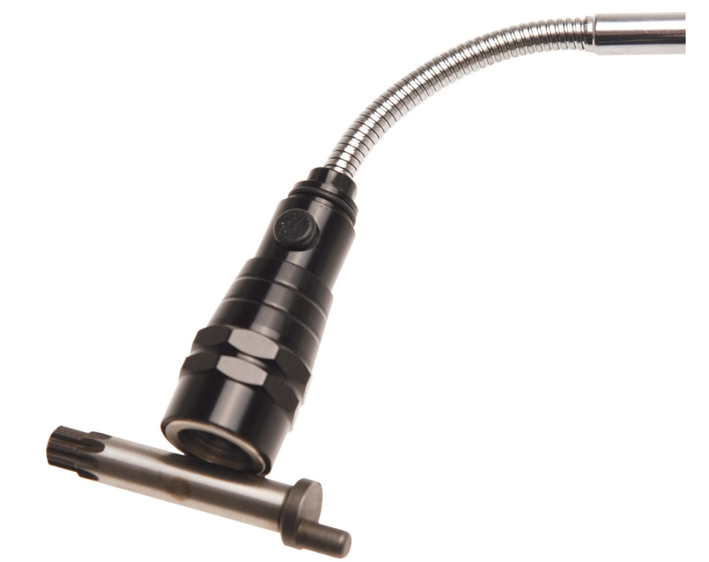 BGS 9303 LED Leuchte Taschenlampe ausziehbar 170-545mm mit Magnetheber und Clip