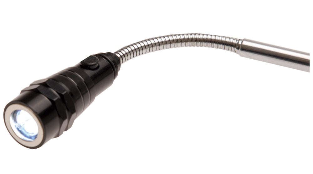 BGS 9303 LED Leuchte Taschenlampe ausziehbar 170-545mm mit Magnetheber und Clip