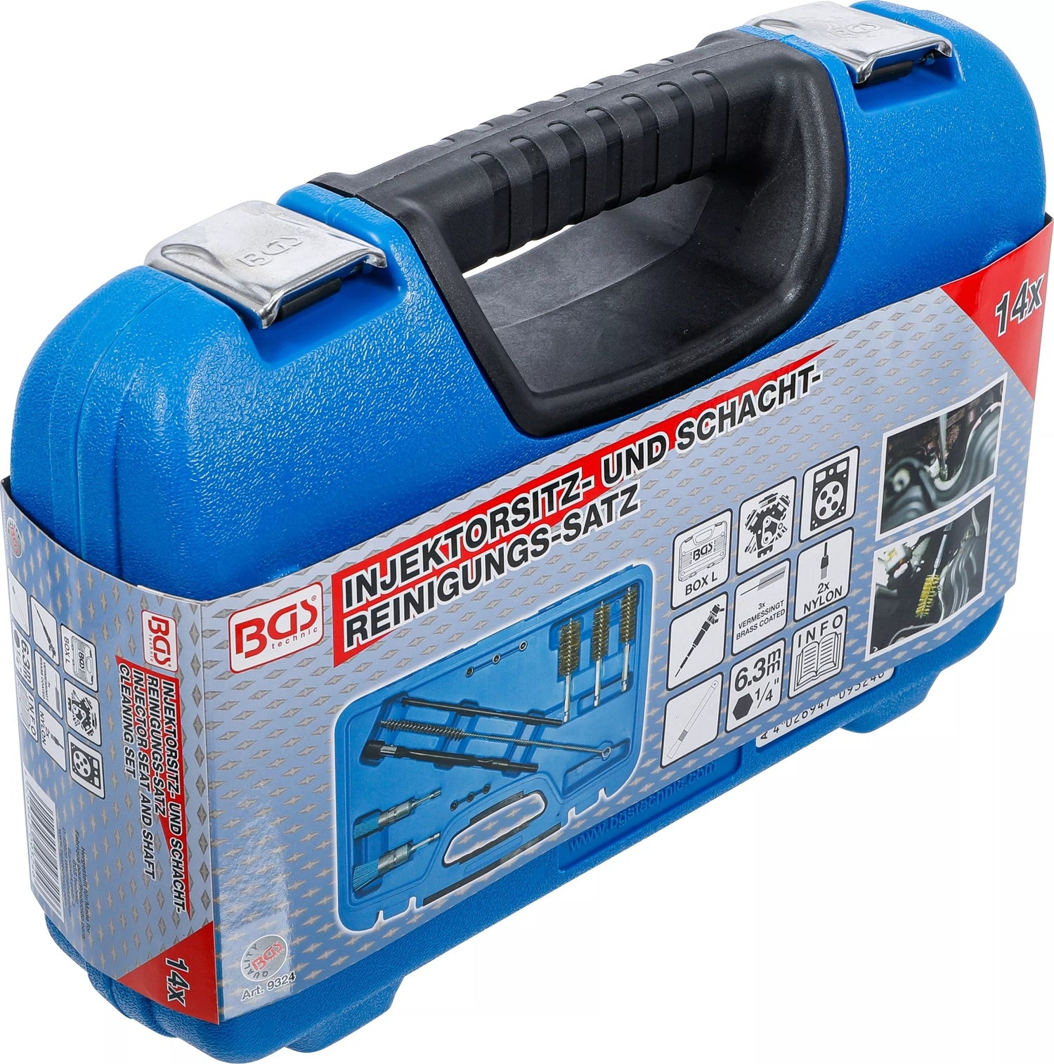 BGS 9324 Satz zum Reinigen Injektorsitz Injektorschacht Motoren
