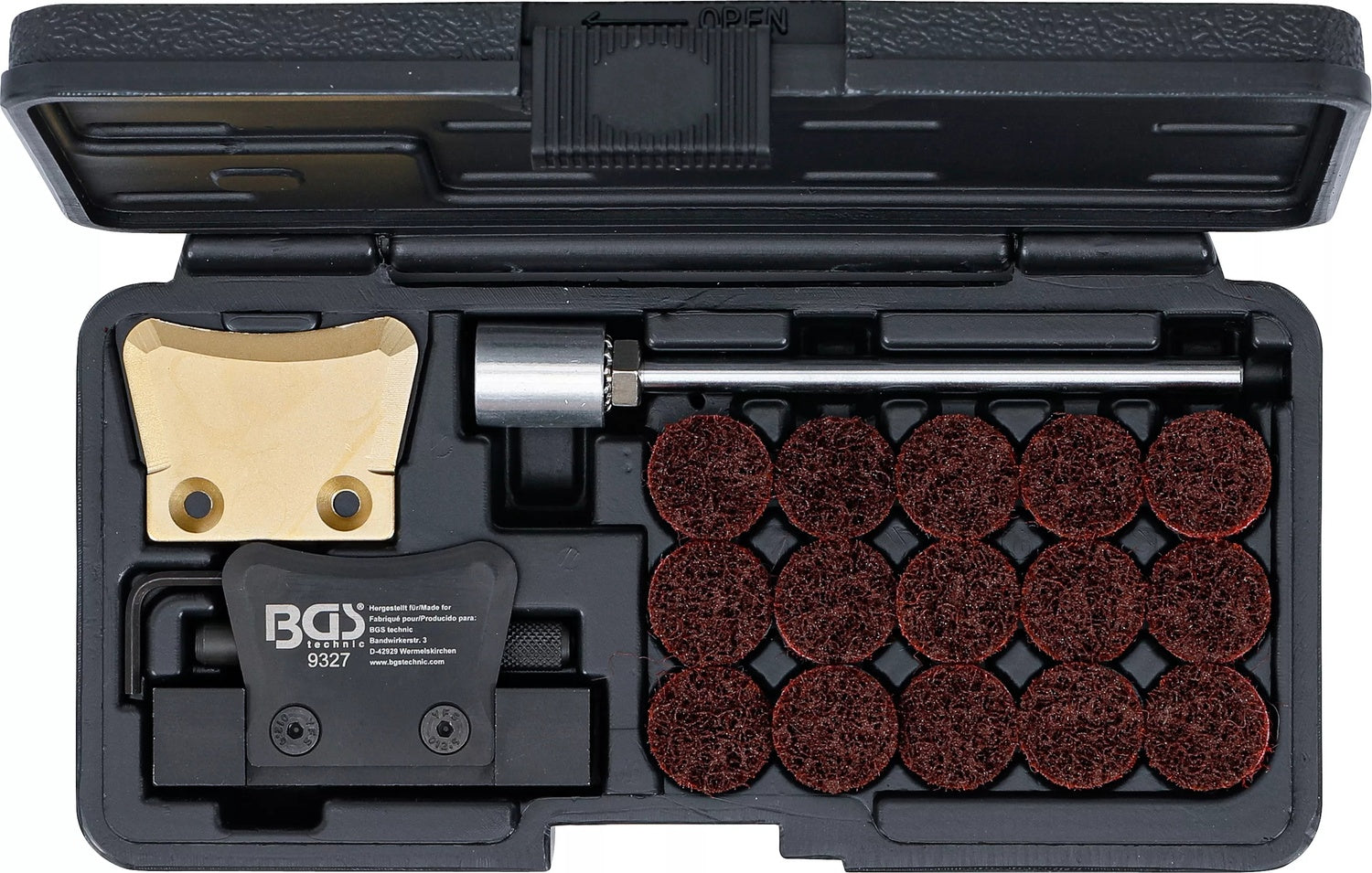 BGS 9327 Trennwerkzeug Reinigungswerkzeug für Ölwannen 19 teilig