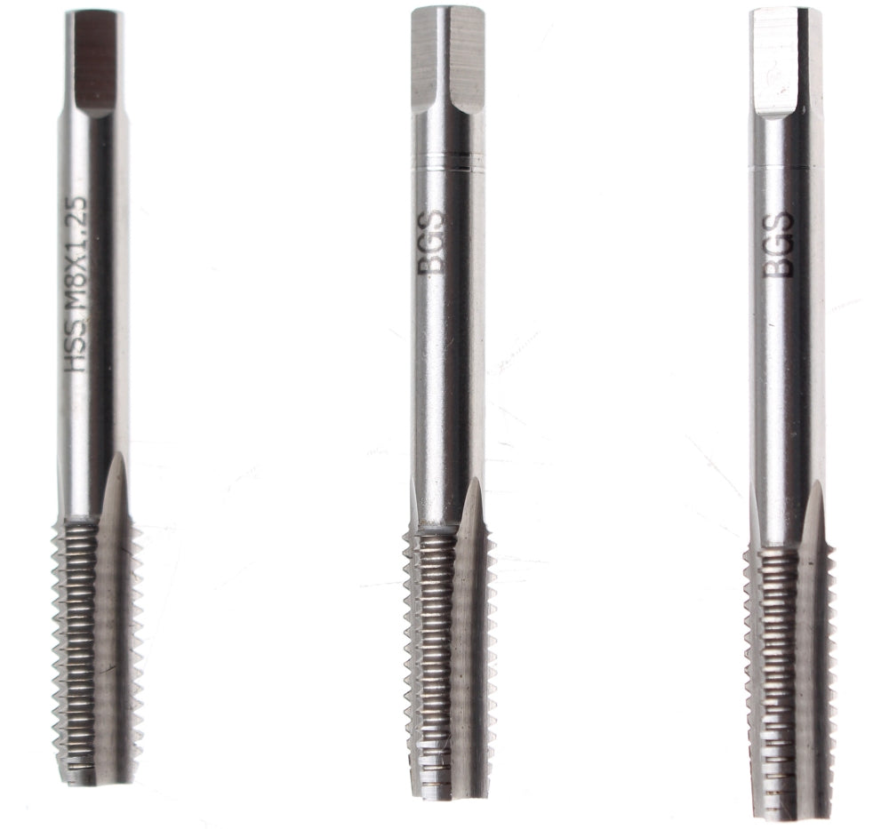 BGS 934 Satz Gewindebohrer Vor-, Mittel- und Fertigschneider M8 x 1,25 3-teilig