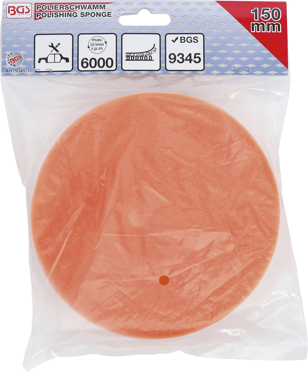BGS 9345-1 Polierschwamm Ø 150mm für Art. 9345
