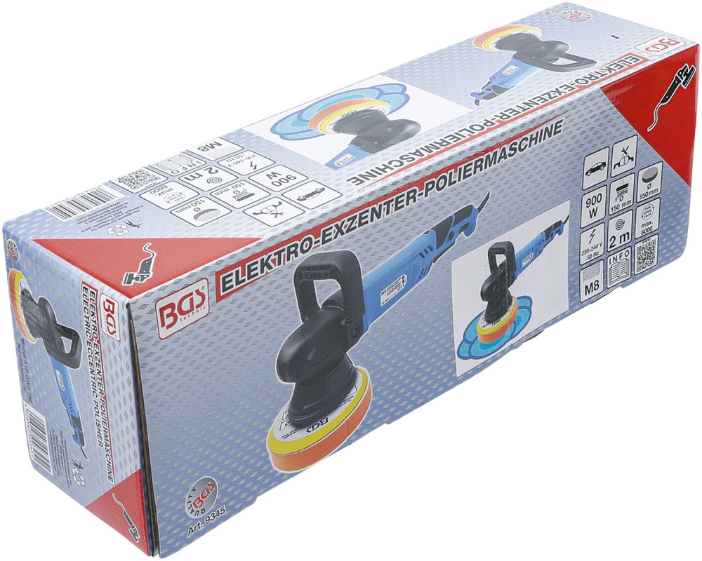 BGS 9345 Elektro Poliermaschine Exzenter max. 6000 U/min 900 W