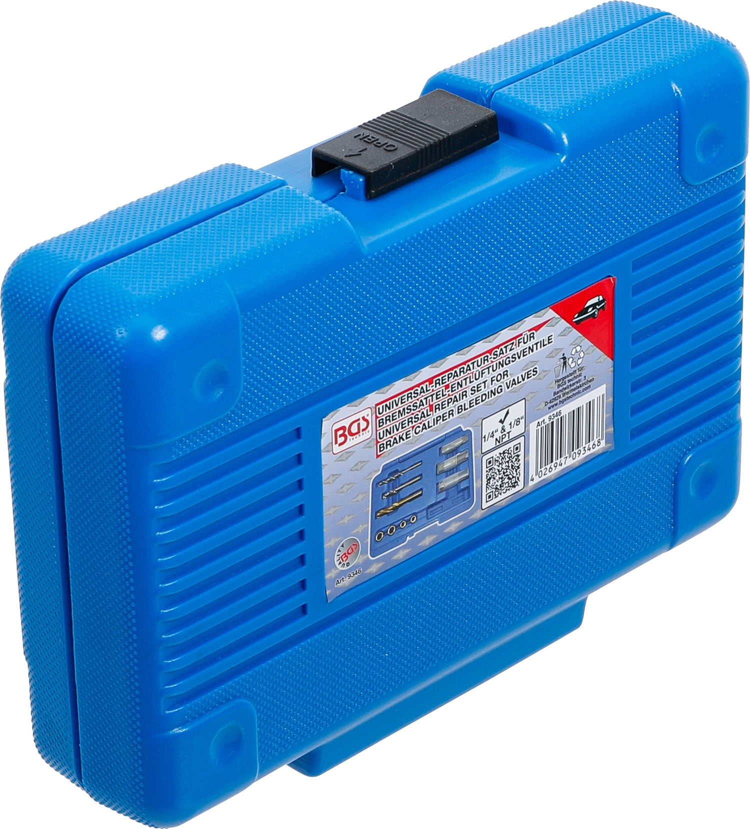 BGS 9346 Universal Reparatursatz für Bremssattel-Entlüftungsventile 1/4" & 1/8" NPT