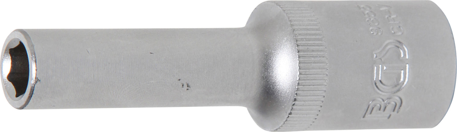 BGS 9355 Nuss / Stecknuss / Steckschlüsseleinsatz lang/tief 8mm Antrieb 12,5mm (1/2") matt