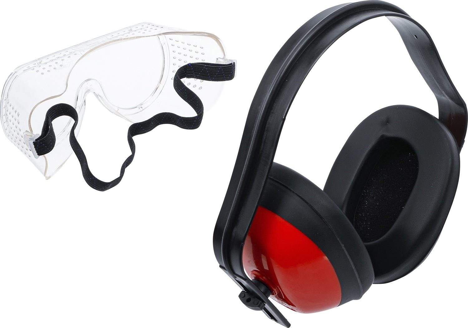 BGS DIY 93626 Set Arbeitssicherheit Schutzbrille Gehörschutz 2 teilig