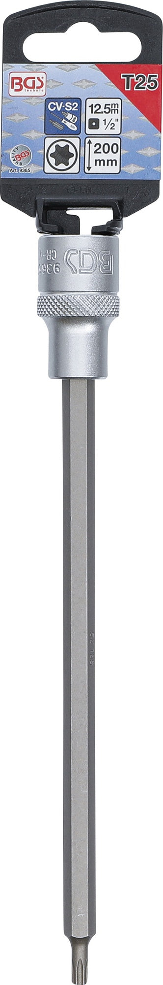 BGS 9365 Biteinsatz T-Profil (für Torx) T25 Länge 200mm Antrieb 12,5mm (1/2")