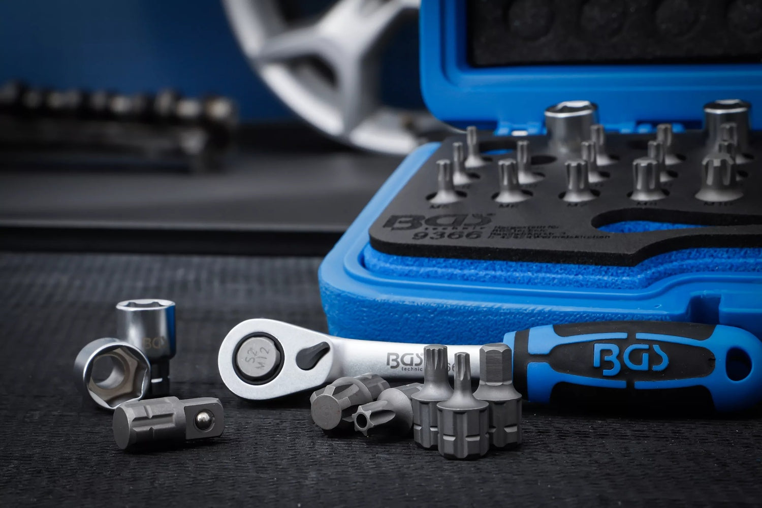 BGS 9366 Satz Durchsteck Bits Steckschlüssel 44 teilig