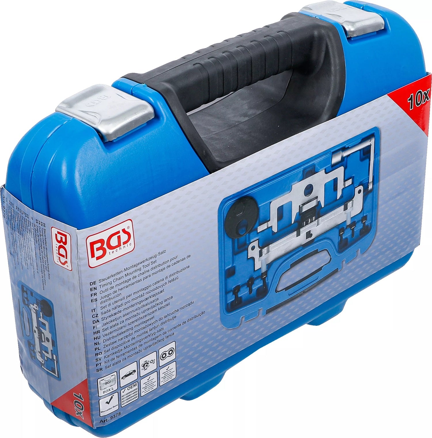 BGS 9378 Satz Montagewerkzeug für Steuerketten Mercedes-Benz OM 651