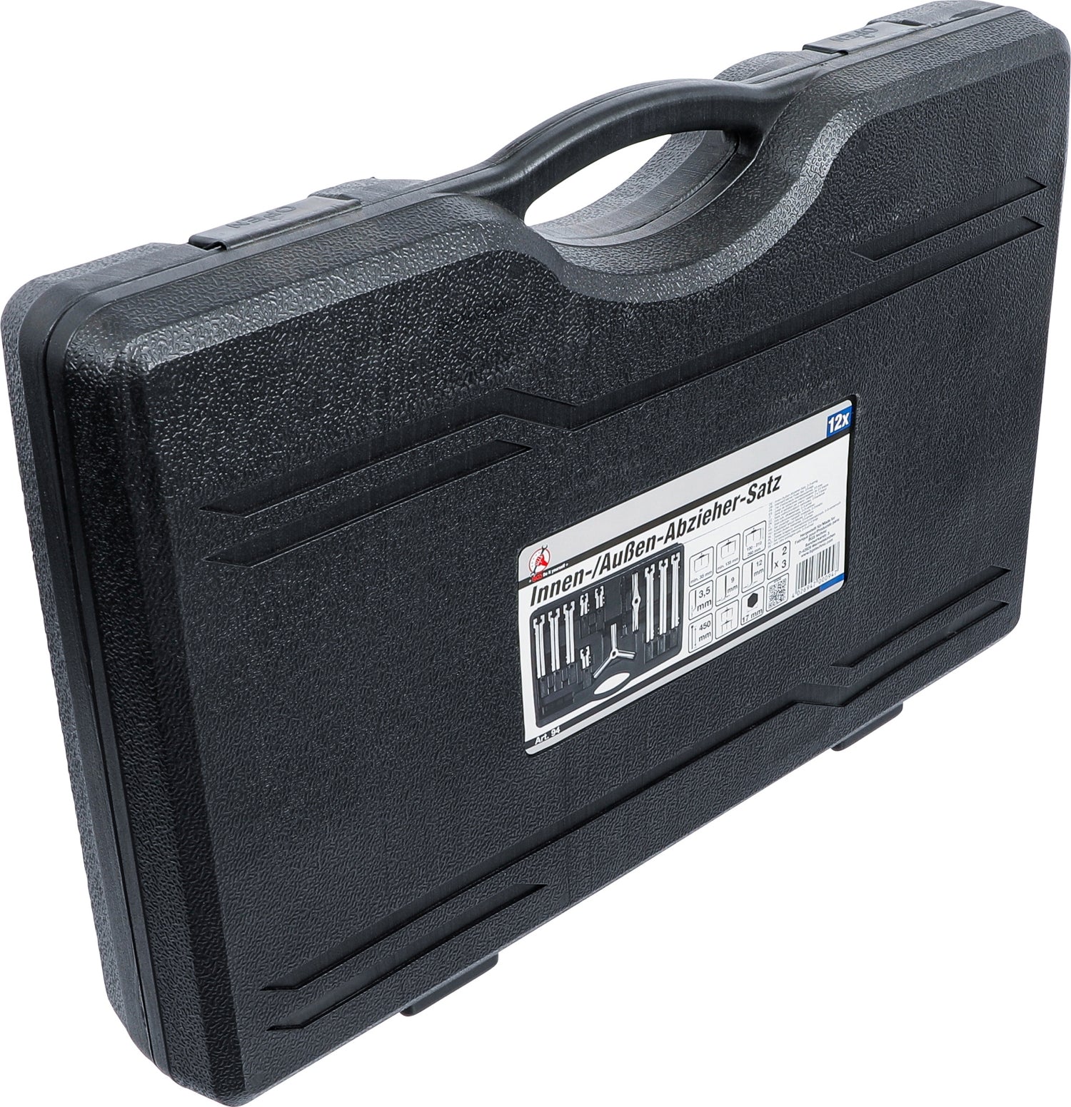 BGS DIY 94 Satz Abzieher für Innen- und Aussenlager 2- & 3-armig 12 teilig