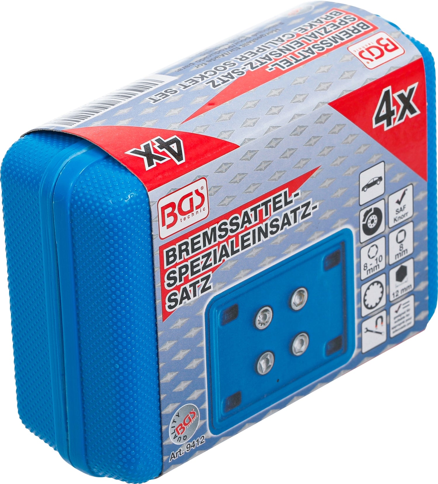 BGS 9412 Spezial Einsätze für Bremssättel Antrieb Außensechskant SW 12mm