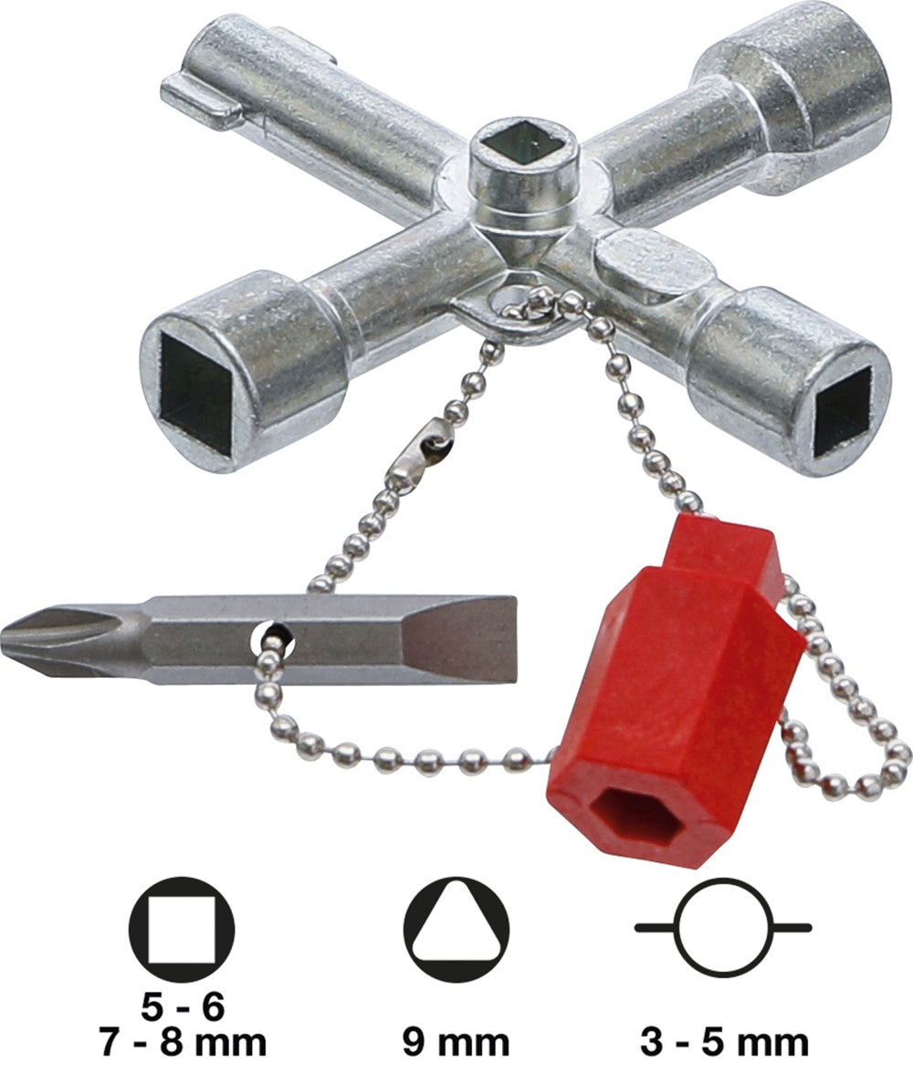 BGS 9415 Universal Schlüssel für Schaltschränke Schaltanlagen