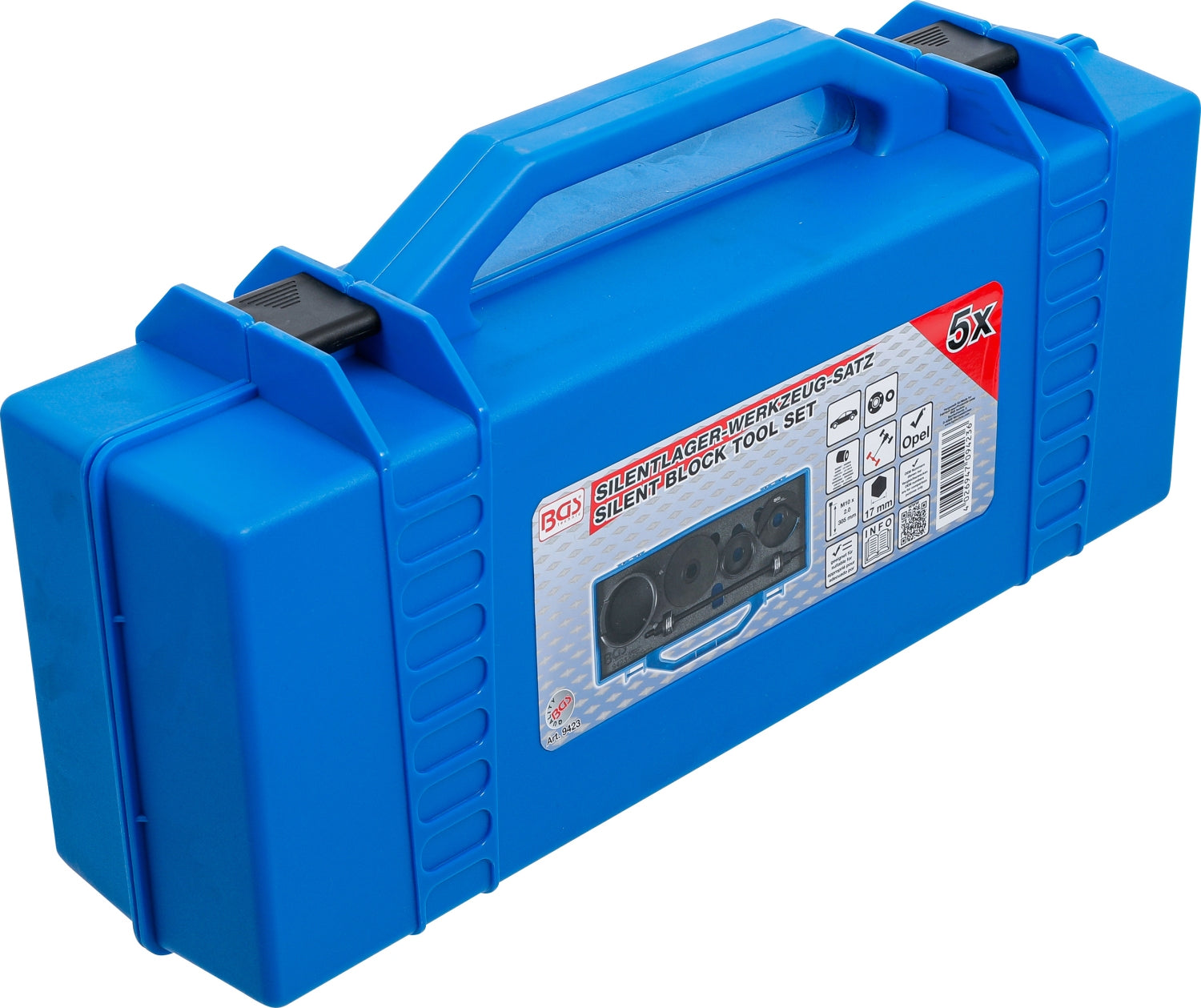 BGS 9423 Satz Werkzeug für Silentlager für Opel / Vauxhall 5 teilig