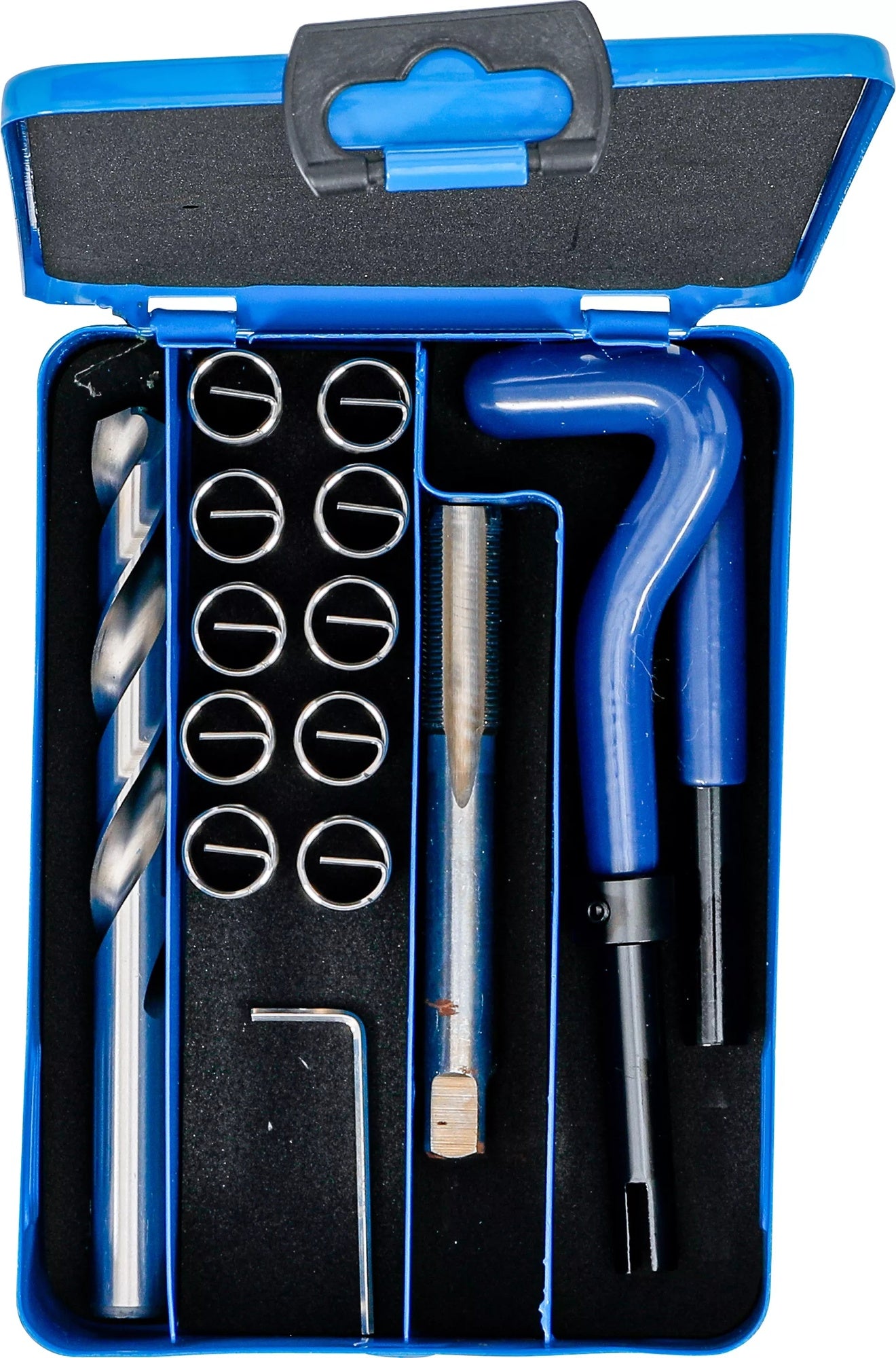 BGS 9437 Satz Gewindereparatur M12 x 1,0 - 14 teilig in Box