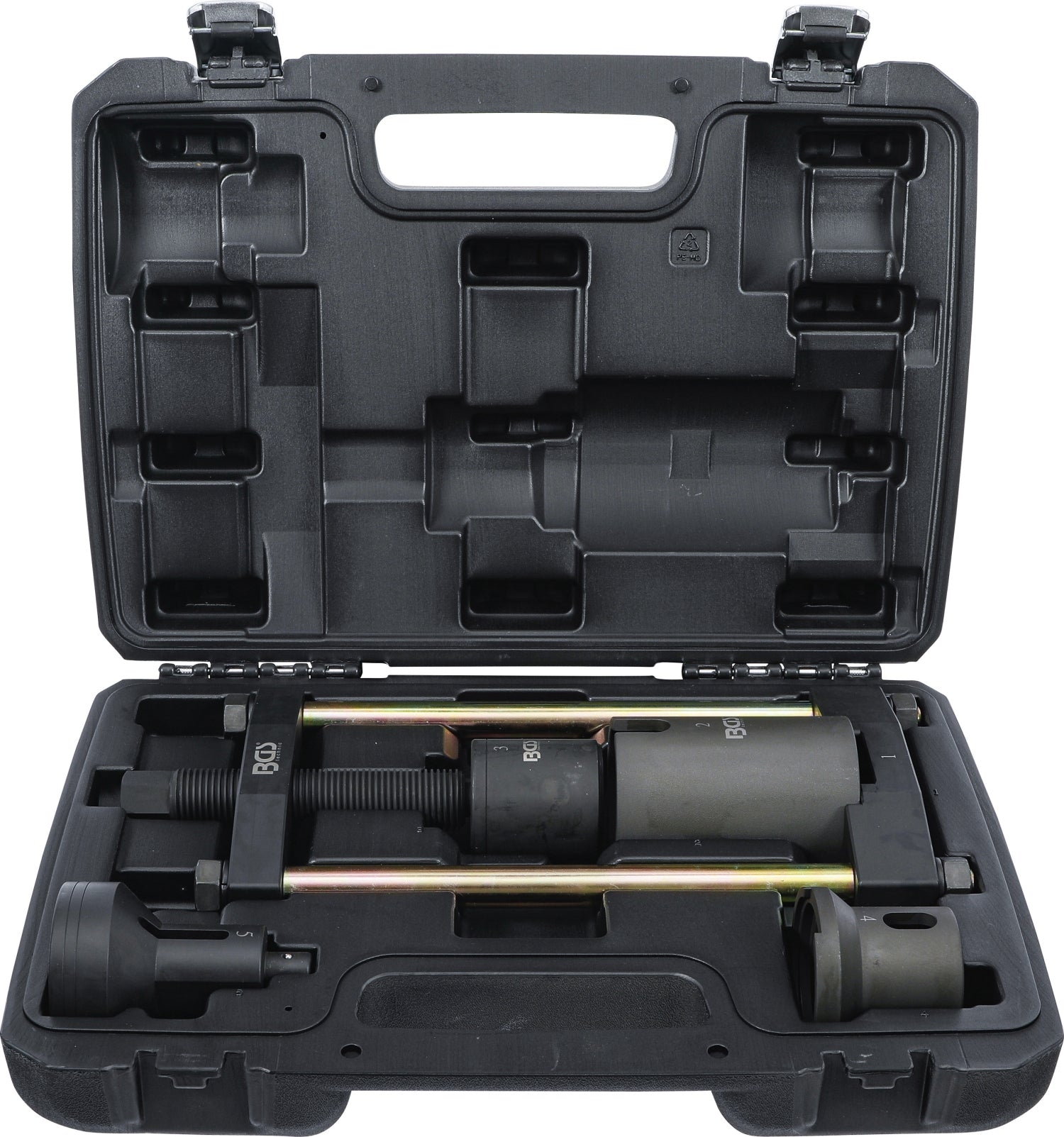 BGS 9444 Satz Werkzeug zum Wechseln des hinteren Längslenker-Silentlagers für Ford Mazda Volvo