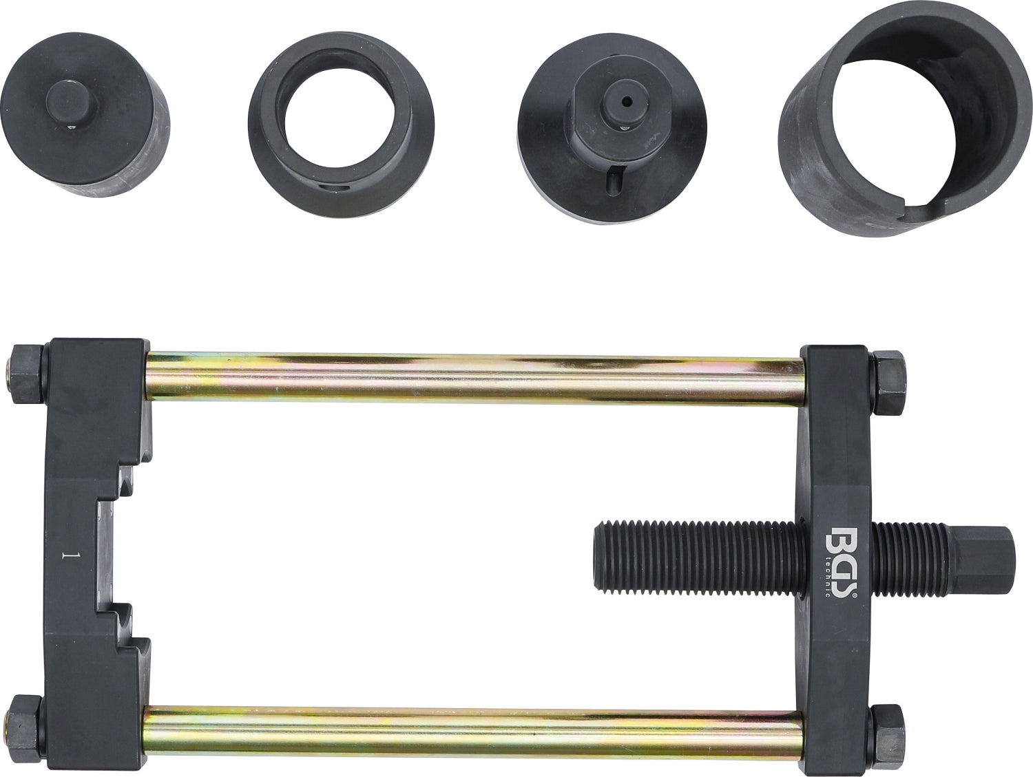 BGS 9444 Satz Werkzeug zum Wechseln des hinteren Längslenker-Silentlagers für Ford Mazda Volvo