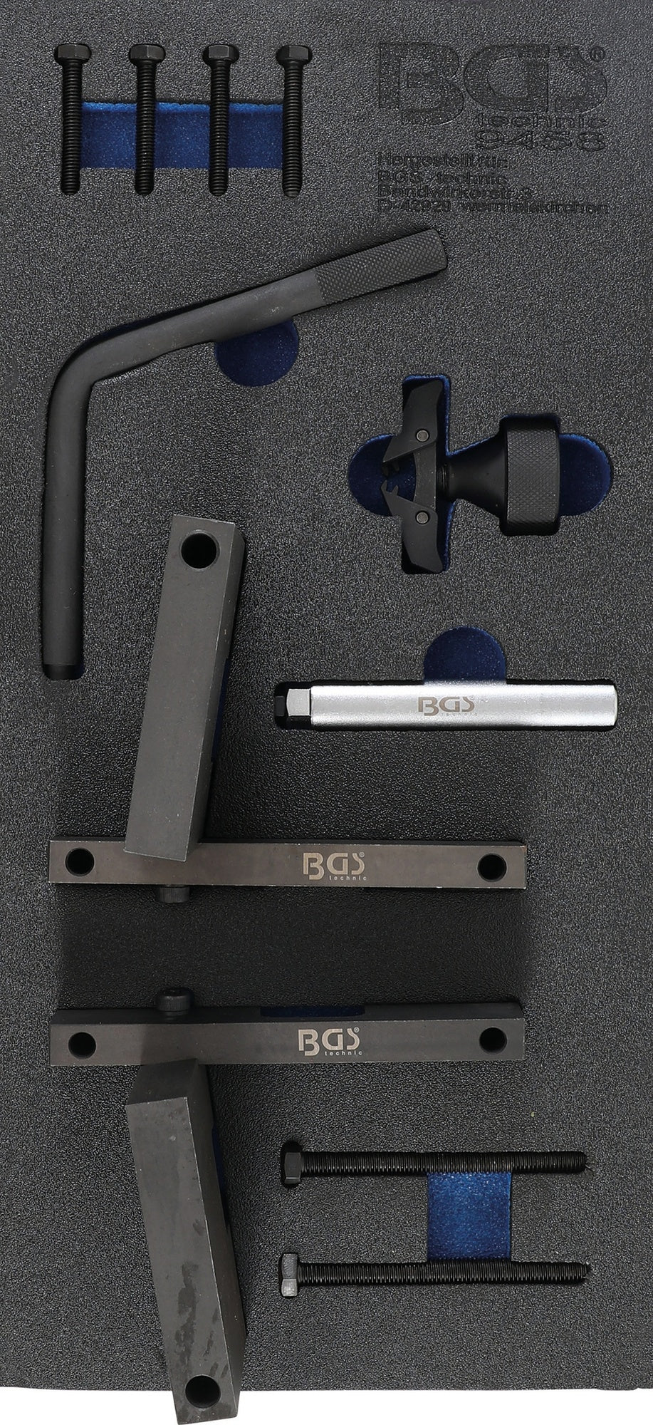 BGS 9458 BMW Satz Einstellwerkzeug für Motor S65 Werkstattwageneinlage 1/3
