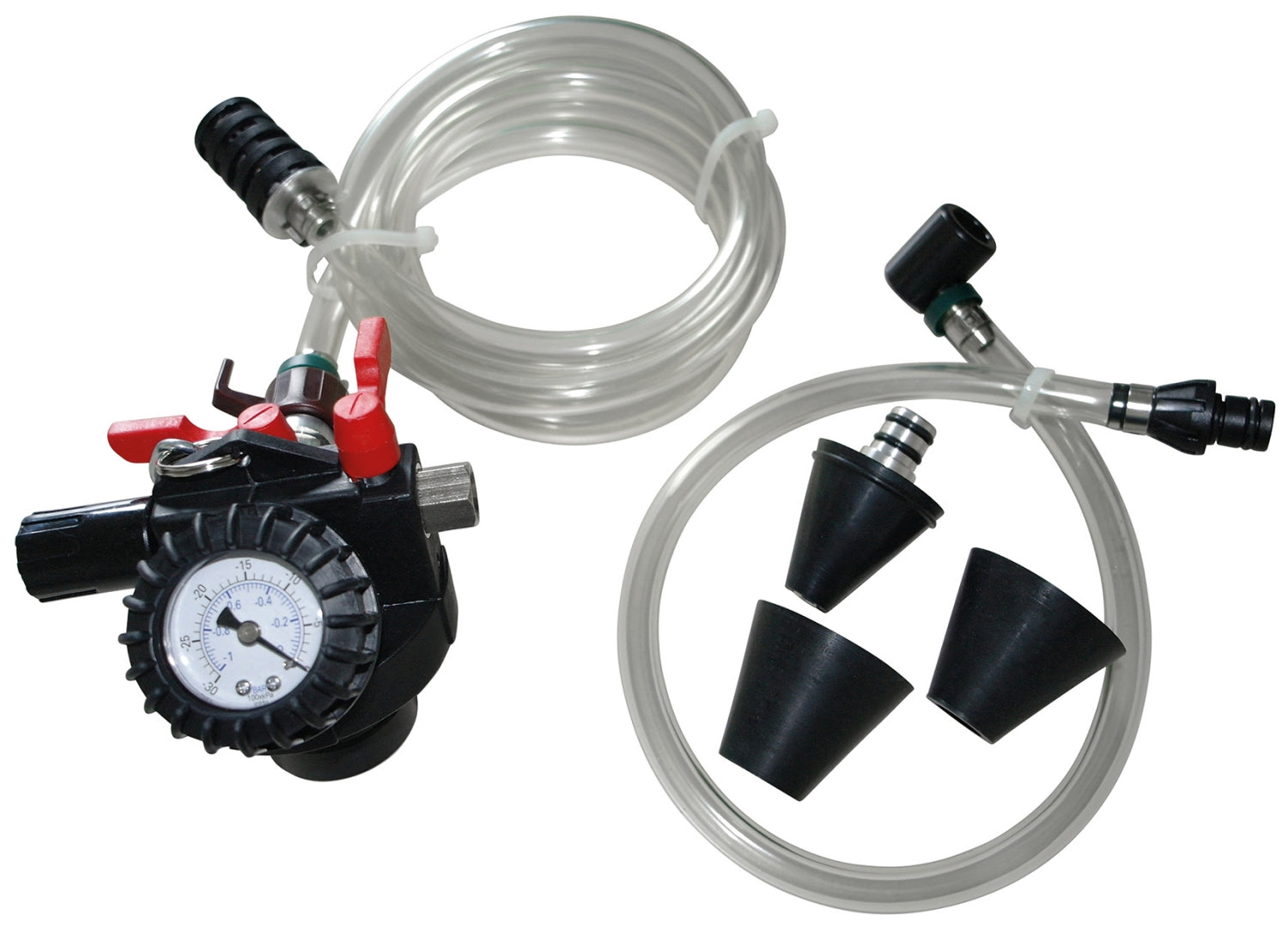 BGS 9502 Befüll- und Entlüftungsgerät für Kühlsystem 6 teiliger Satz