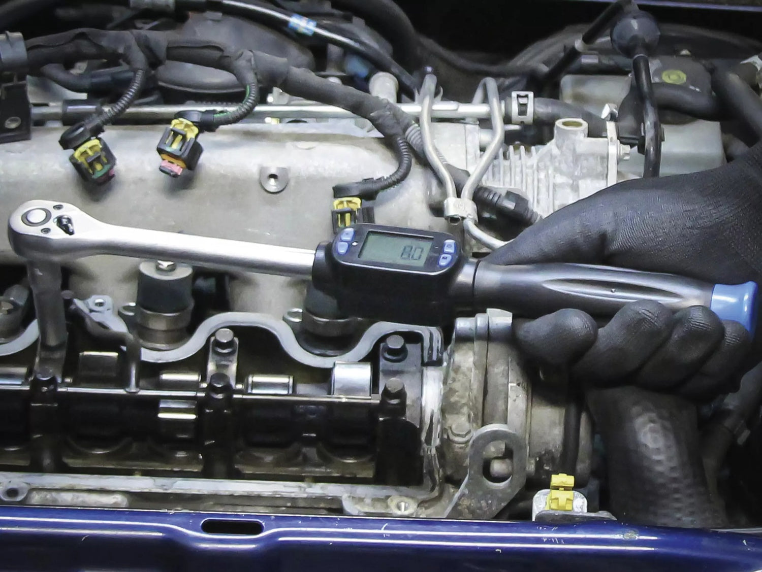 BGS 951 Digitaler Drehmomentschlüssel Meßbereich 27-135Nm Abtrieb Außenvierkant 10mm (3/8")