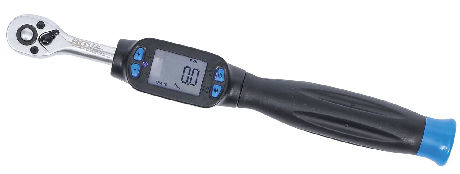 BGS 952 Digitaler Drehmomentschlüssel Meßbereich 6-30Nm Abtrieb Außenvierkant 6,3mm (1/4")