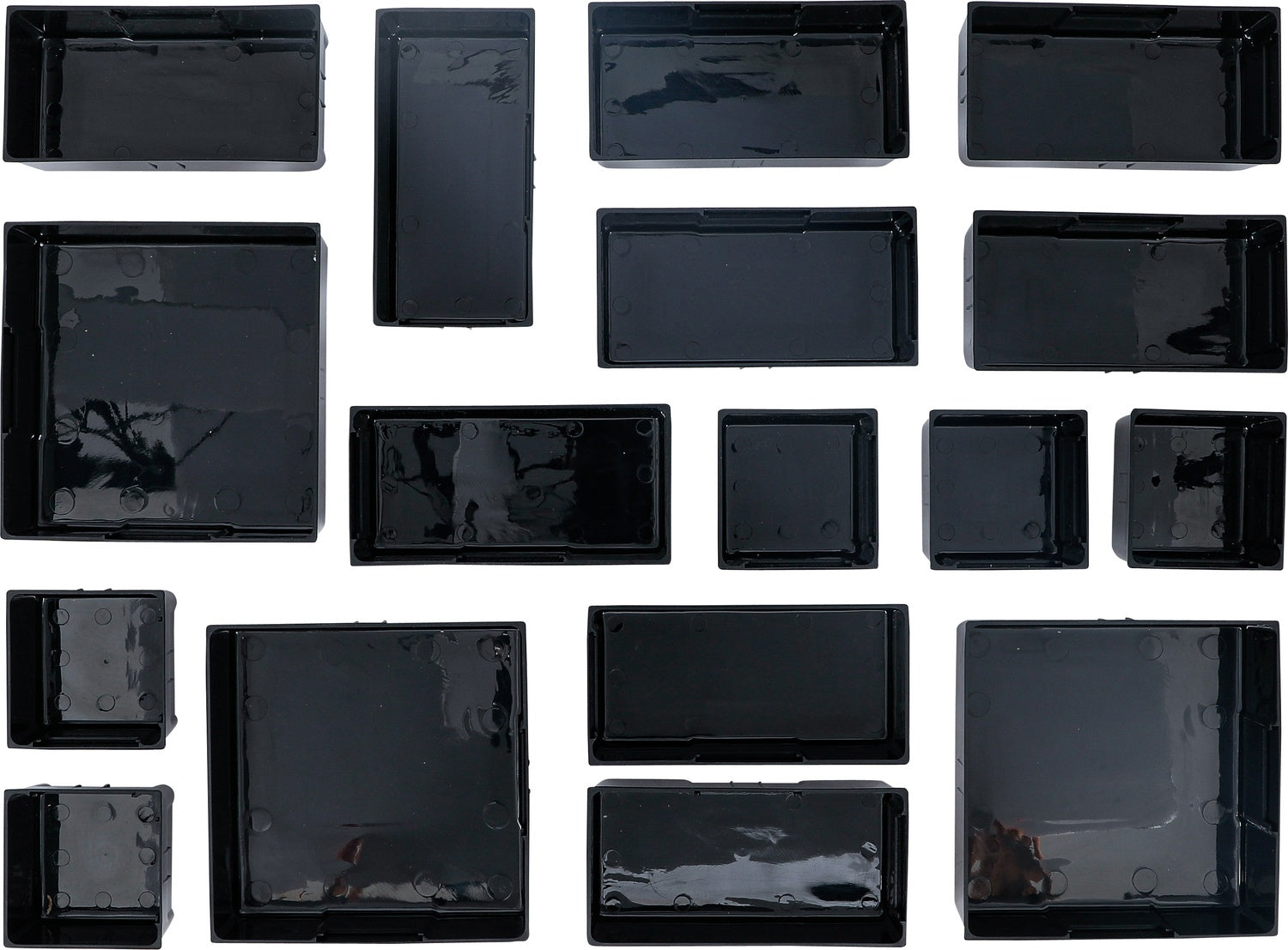 BGS 9550 Ablagefächer aus Kunststoff für Werkstattwagen 17 teilig