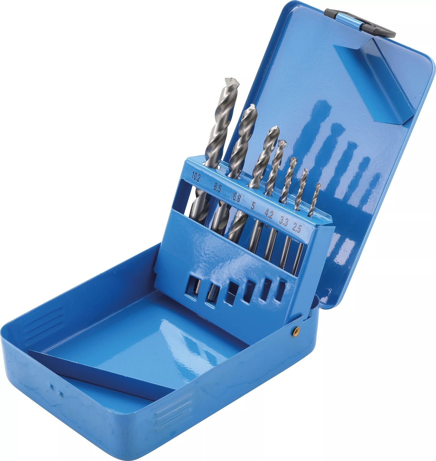 BGS 9580 Satz Spiralbohrer HSS Kernlochmaße Ø 2,5 - 10,2mm 7 teilig