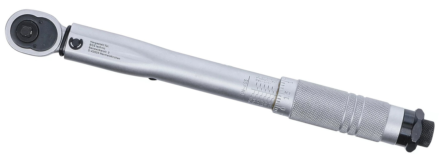 BGS 960 Drehmomentschlüssel Meßbereich 5-25Nm Abtrieb Außenvierkant 6,3mm (1/4")