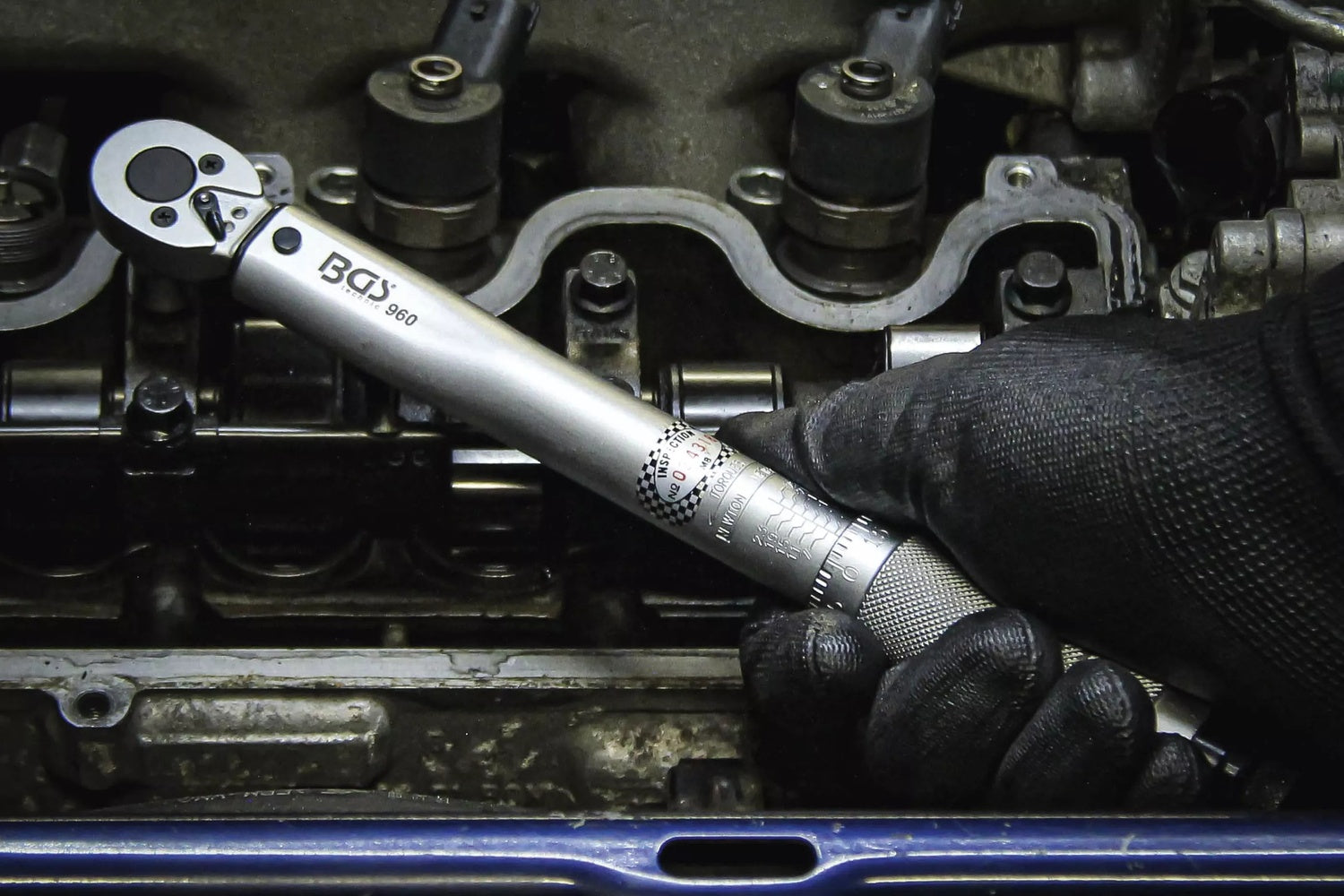 BGS 960 Drehmomentschlüssel Meßbereich 5-25Nm Abtrieb Außenvierkant 6,3mm (1/4")