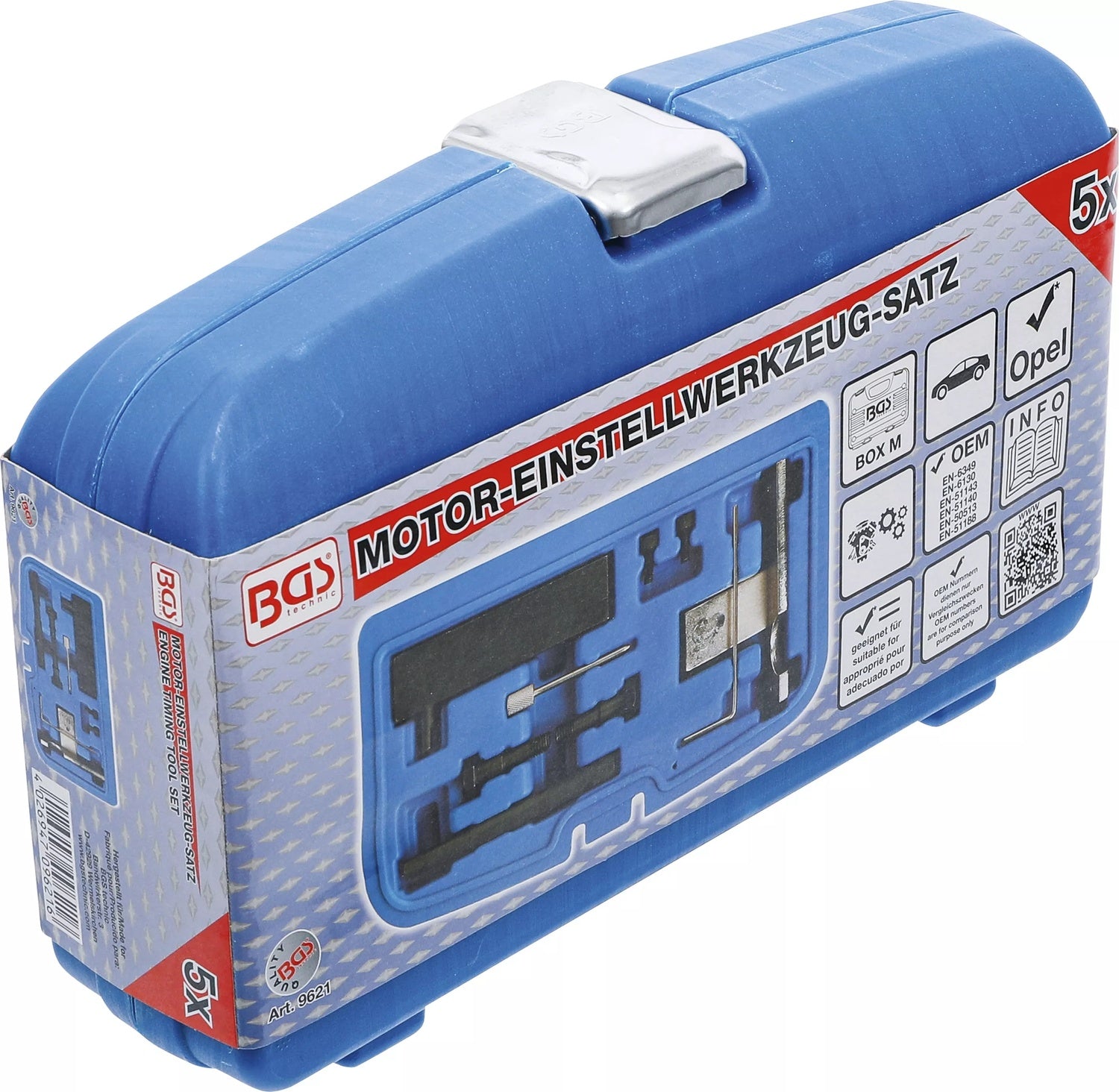 BGS 9621 Satz Einstellwerkzeug für Motor für Opel / Vauxhall 1.6L CDTi ecoFLEX