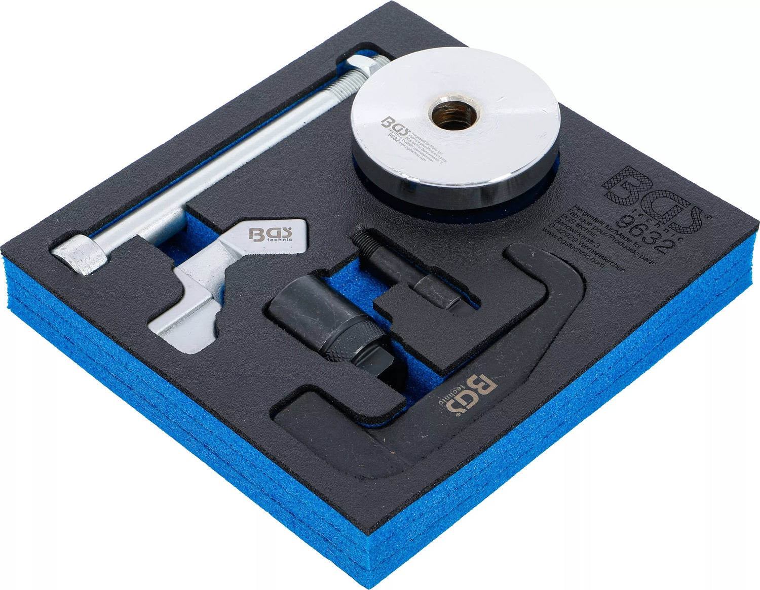 BGS 9632 Auszieher für Bosch CDI Injektoren Werkstattwageneinlage 1/6 6 teilig