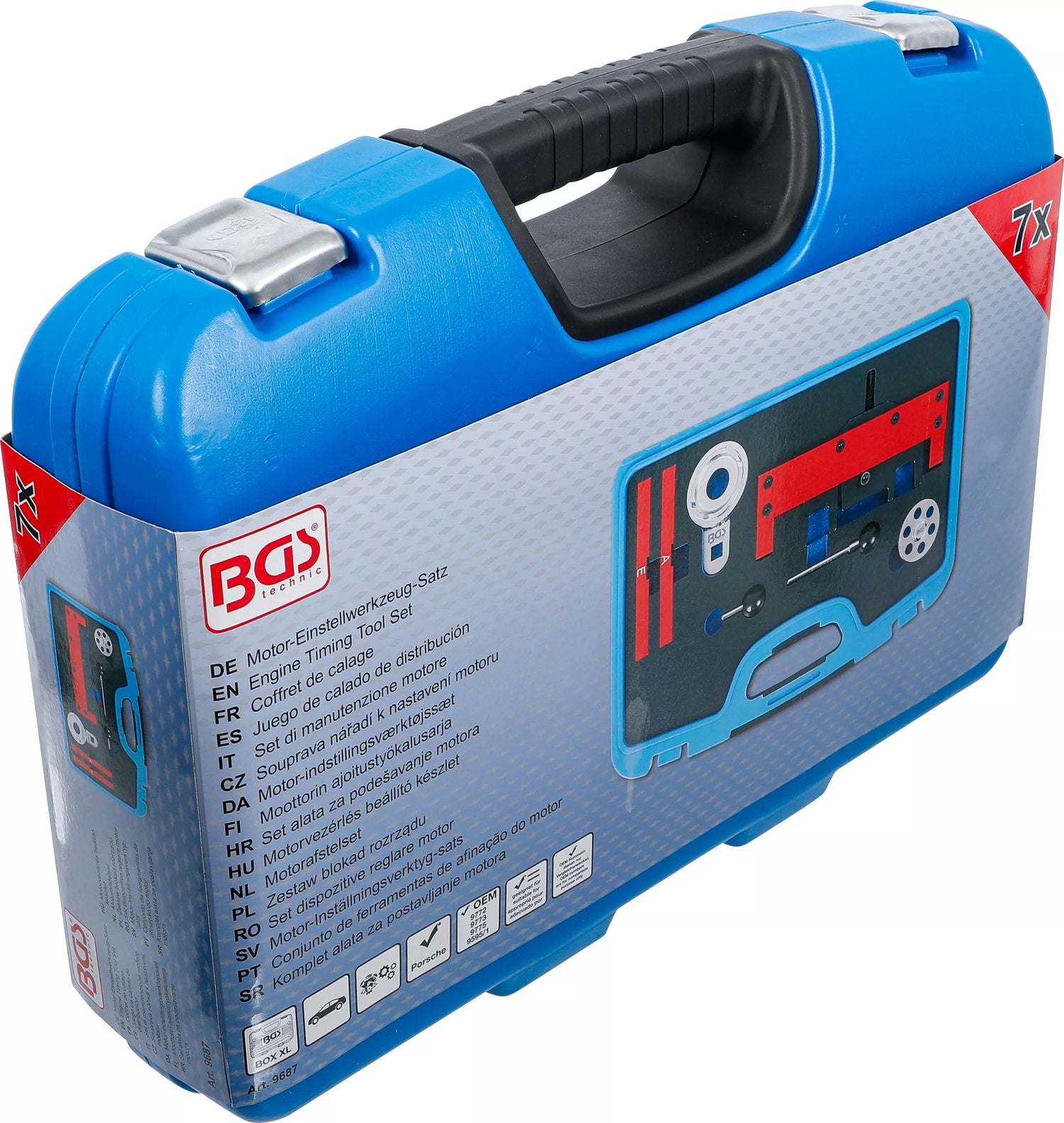 BGS 9687 Satz Einstellwerkzeug für Motor Porsche 911, Cayman, Boxster mit MA1 Motor