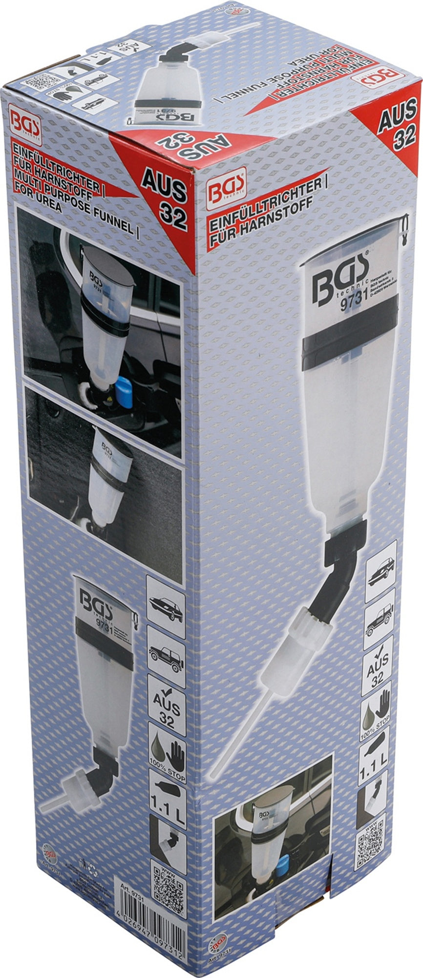 BGS 9731 Einfülltrichter für Harnstoff (AUS32) abgewinkelte Ausführung