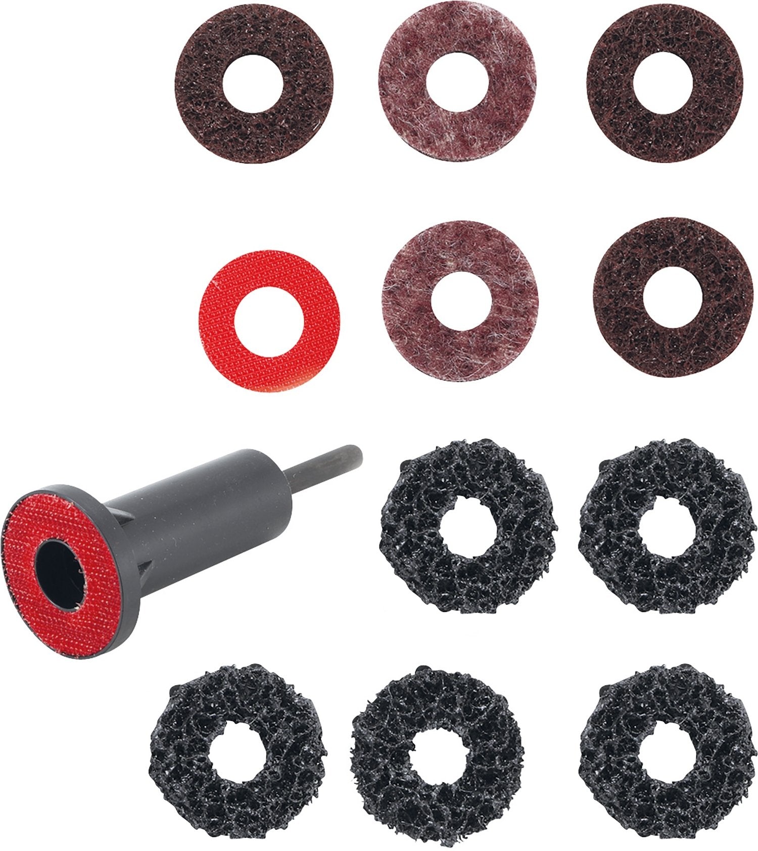 BGS 9736 Satz Radnabenschleifer für Stehbolzen und Radmutternbolzen