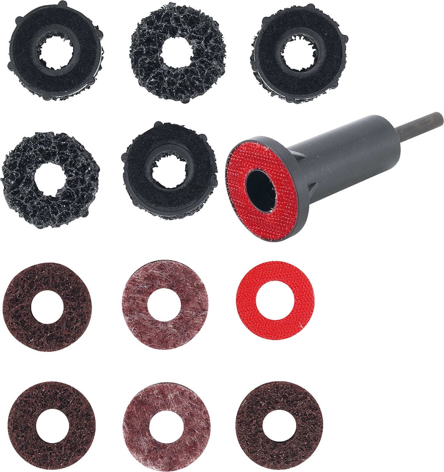 BGS 9736 Satz Radnabenschleifer für Stehbolzen und Radmutternbolzen