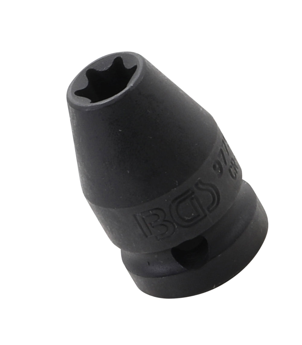 BGS 9779-12 Impact Nuss / Krafteinsatz E-Profil SW E12 Antrieb 12,5mm (1/2") für Schlagschrauber geeignet