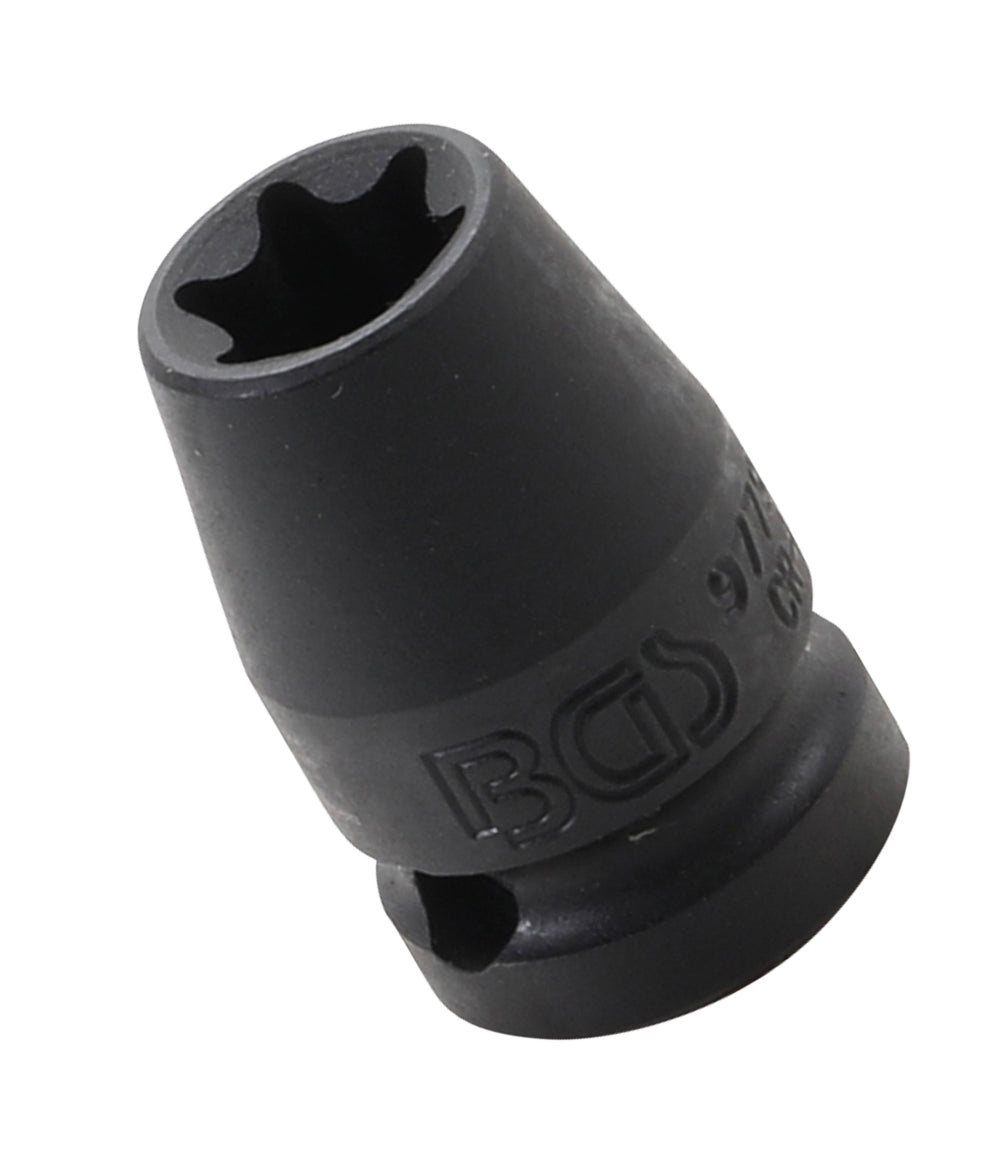 BGS 9779-16 Impact Nuss / Krafteinsatz E-Profil SW E16 Antrieb 12,5mm (1/2") für Schlagschrauber geeignet